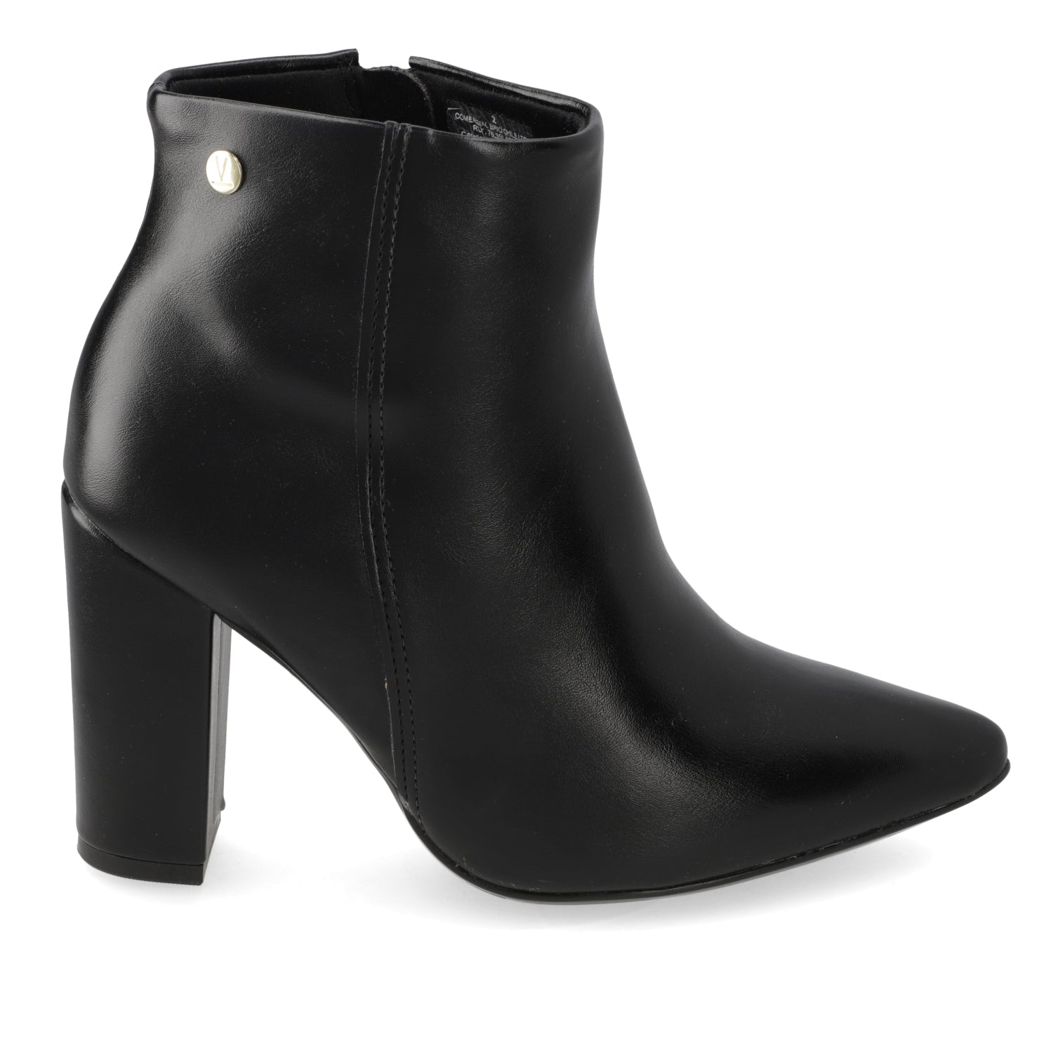 Botin Taco Ancho 10 cm Negro Vizzano 34 / Negro