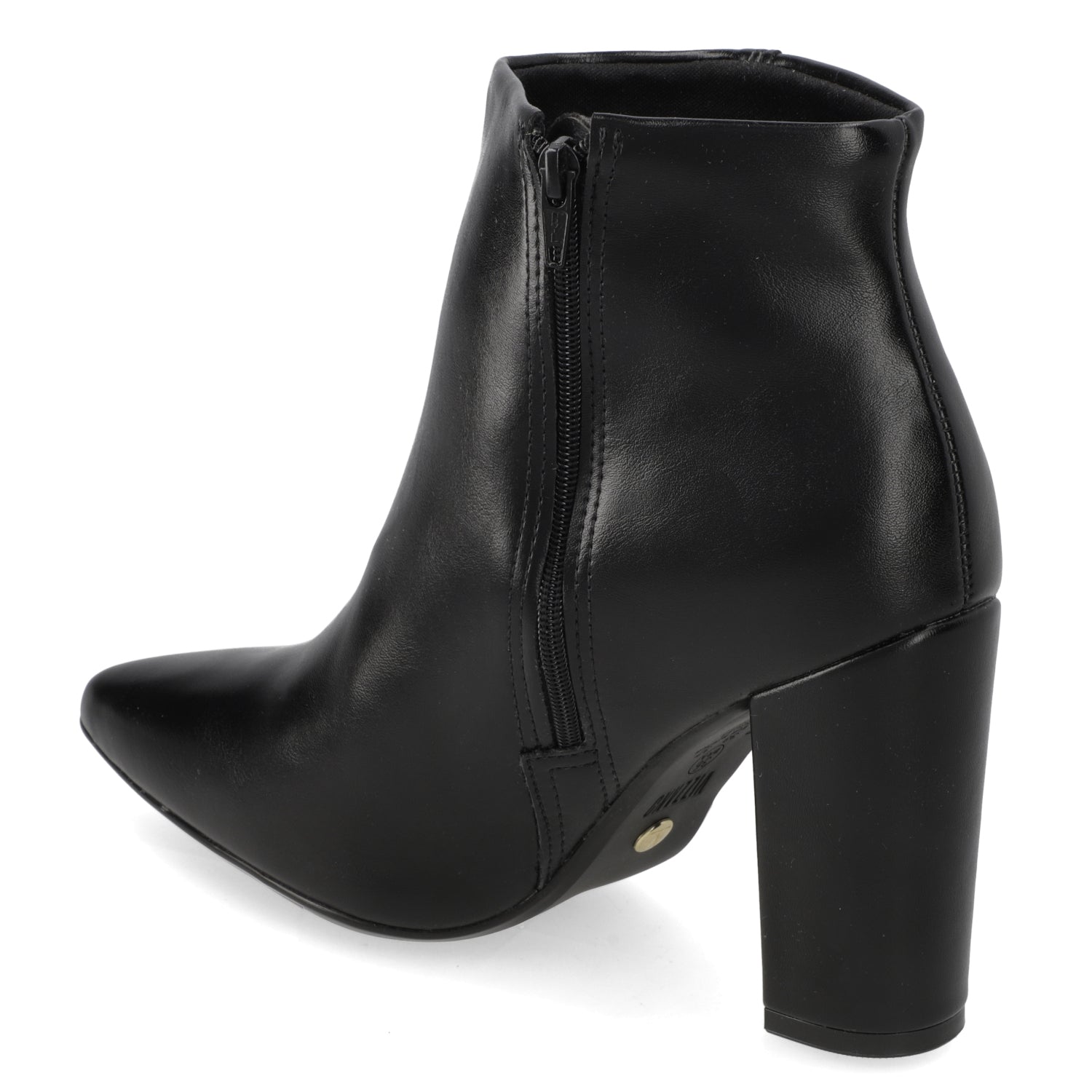 Botin Taco Ancho 10 cm Negro Vizzano 34 / Negro