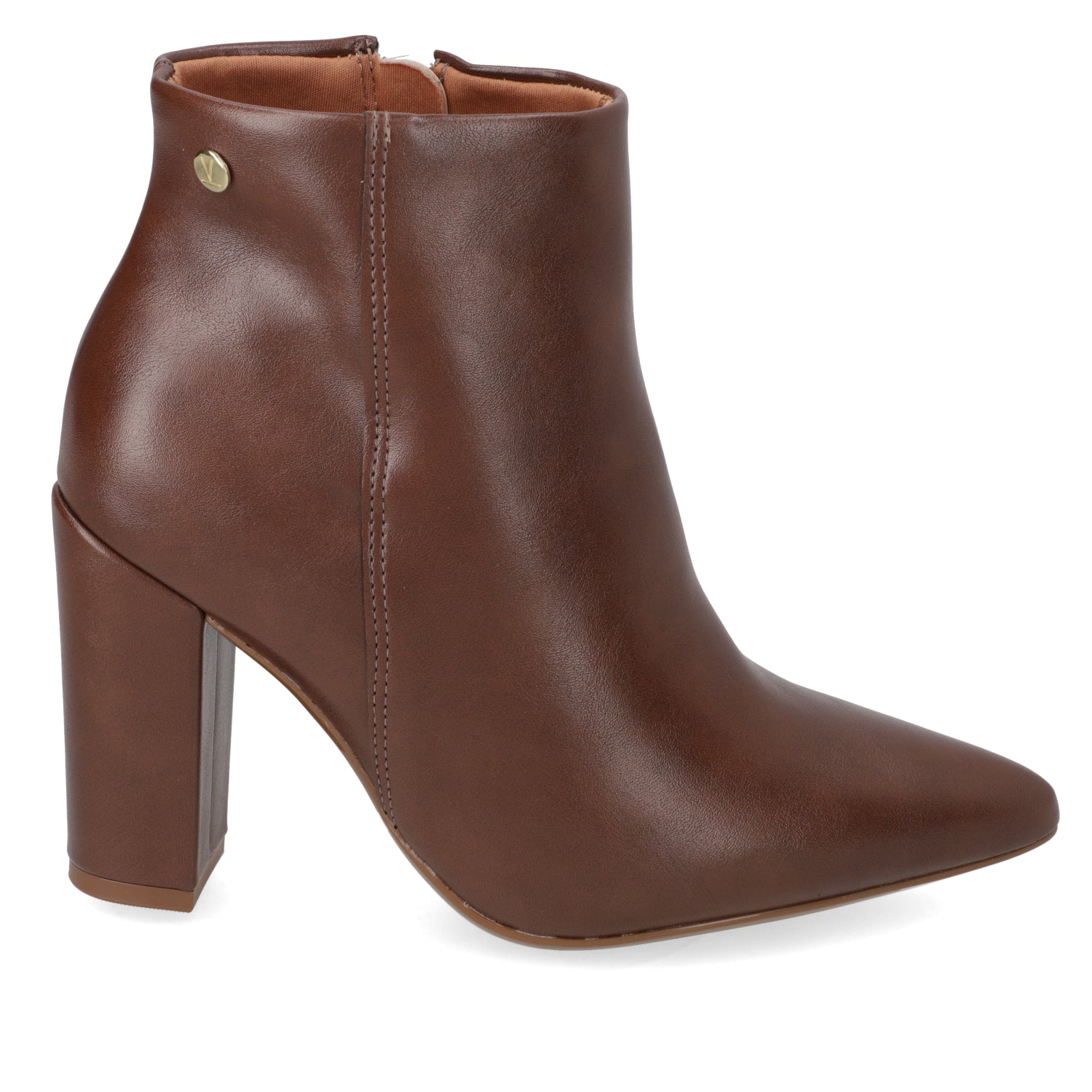 Botin Taco Ancho 10 cm Café Vizzano 34 / Café