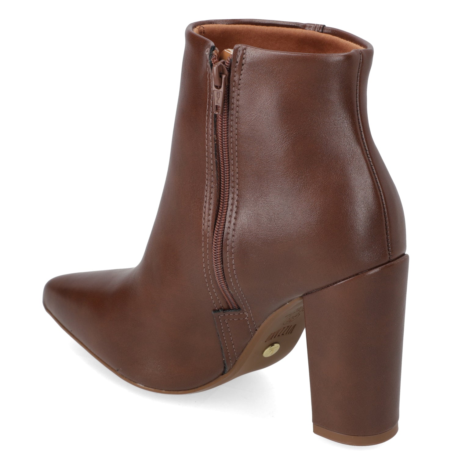 Botin Taco Ancho 10 cm Café Vizzano 34 / Café