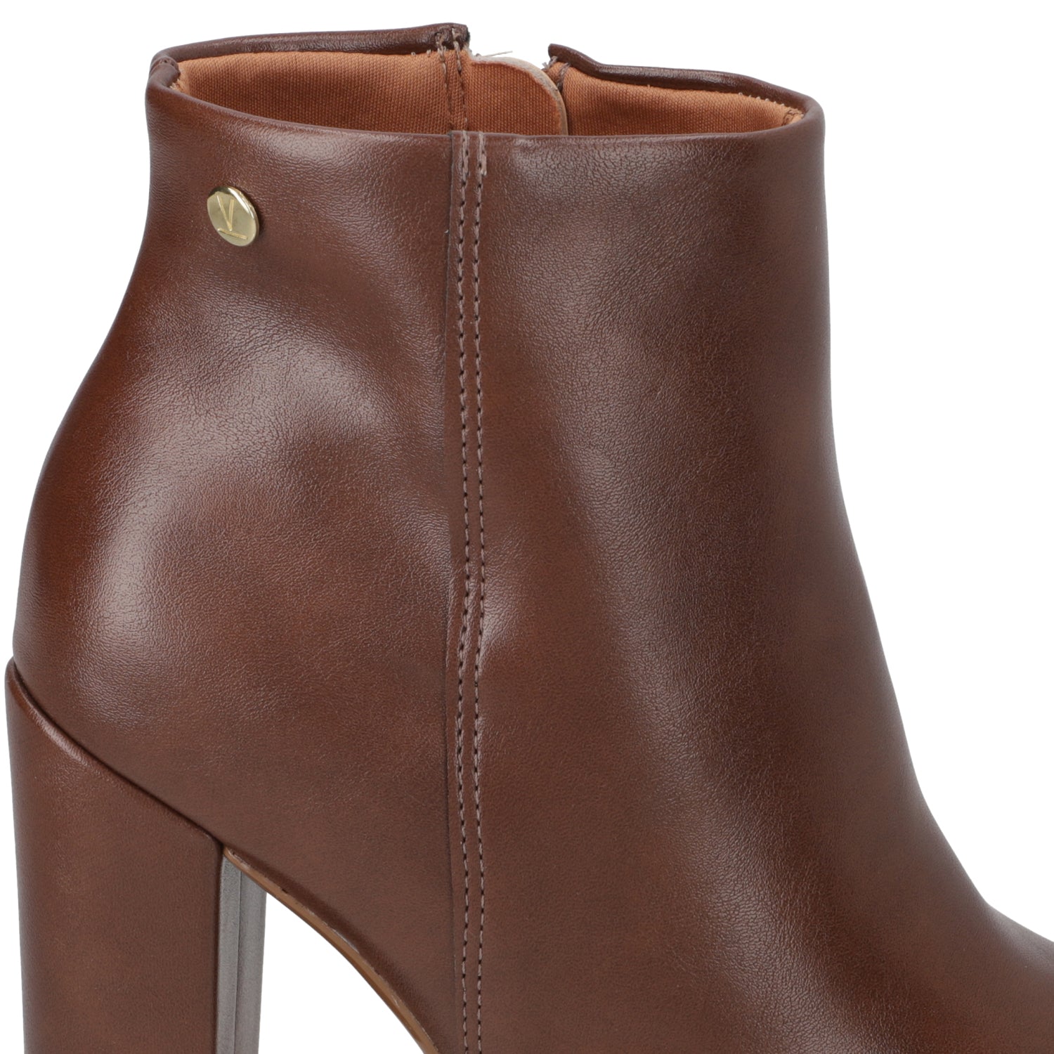 Botin Taco Ancho 10 cm Café Vizzano 34 / Café