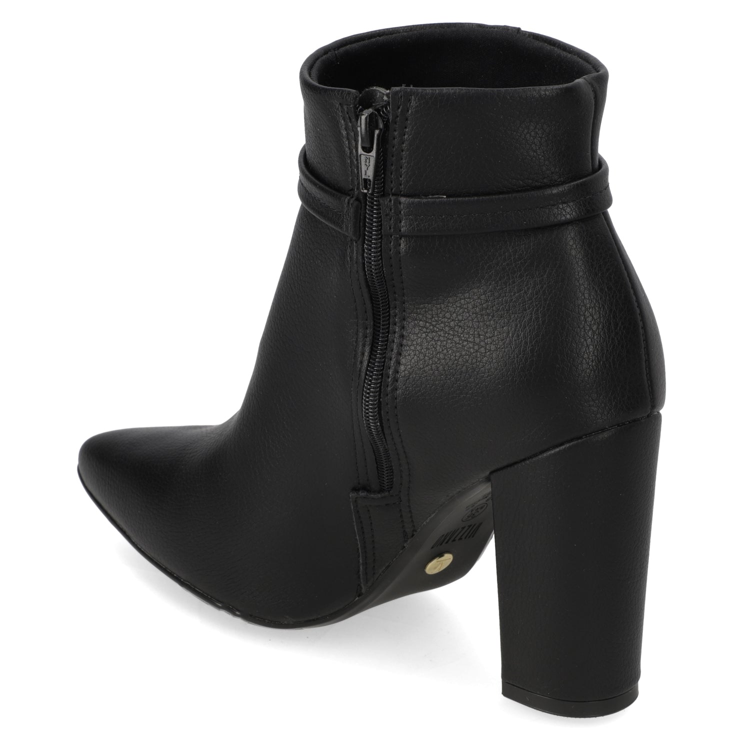 Botin Taco Ancho 7 cm Negro Vizzano 34 / Negro