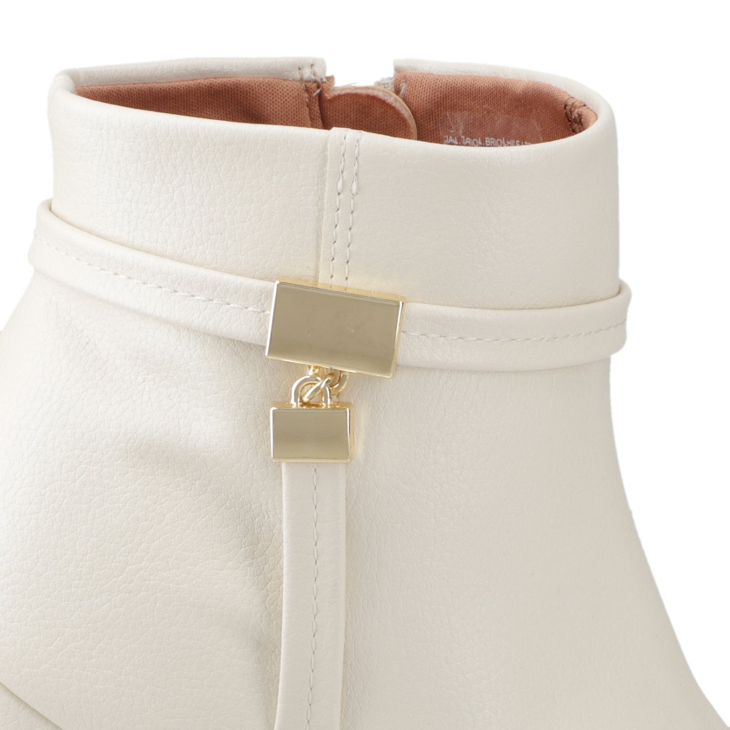 Botin Taco Ancho 7 cm Blanco Vizzano 34 / Blanco