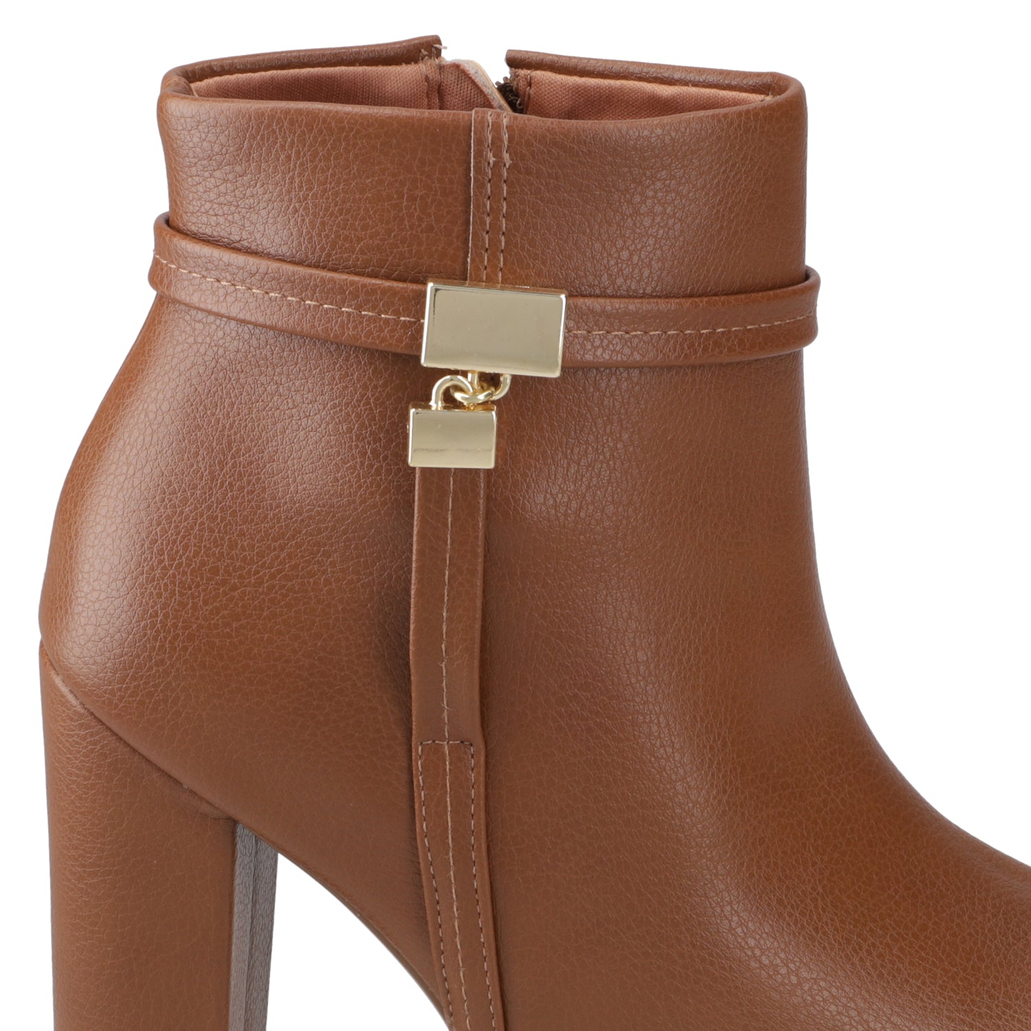 Botin Taco Ancho 7 cm Camel Vizzano 34 / Camel