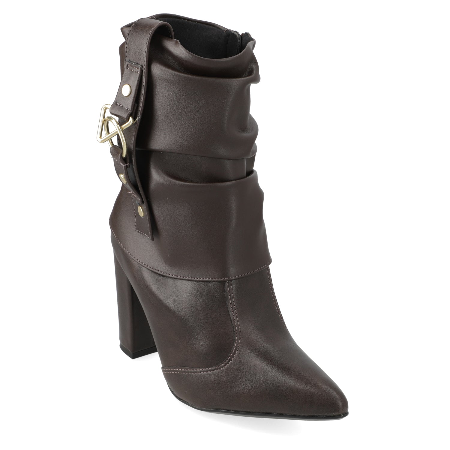 Botin Taco Ancho 7 cm Chocolate Vizzano 34 / Chocolate