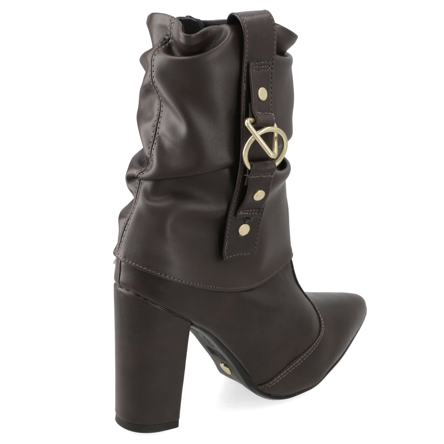 Botin Taco Ancho 7 cm Chocolate Vizzano 34 / Chocolate
