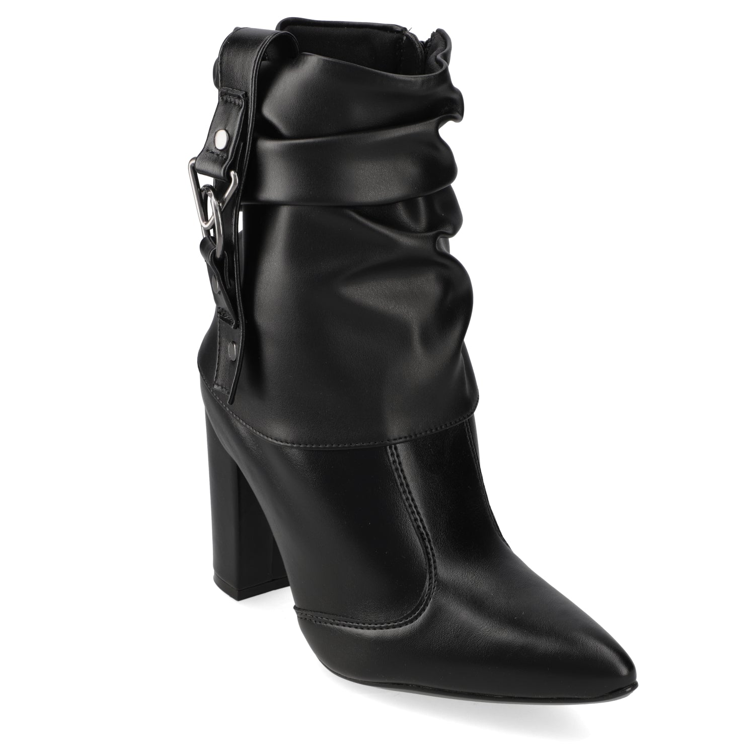 Botin Taco Ancho 7 cm Negro Vizzano 34 / Negro