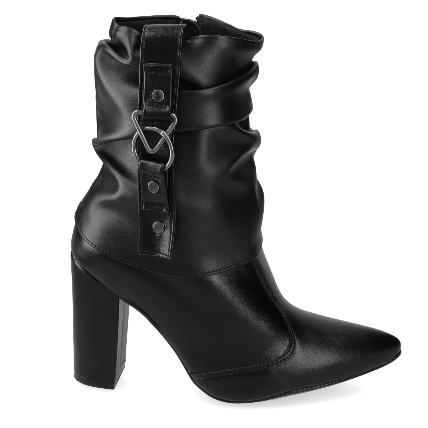 Botin Taco Ancho 7 cm Negro Vizzano 34 / Negro