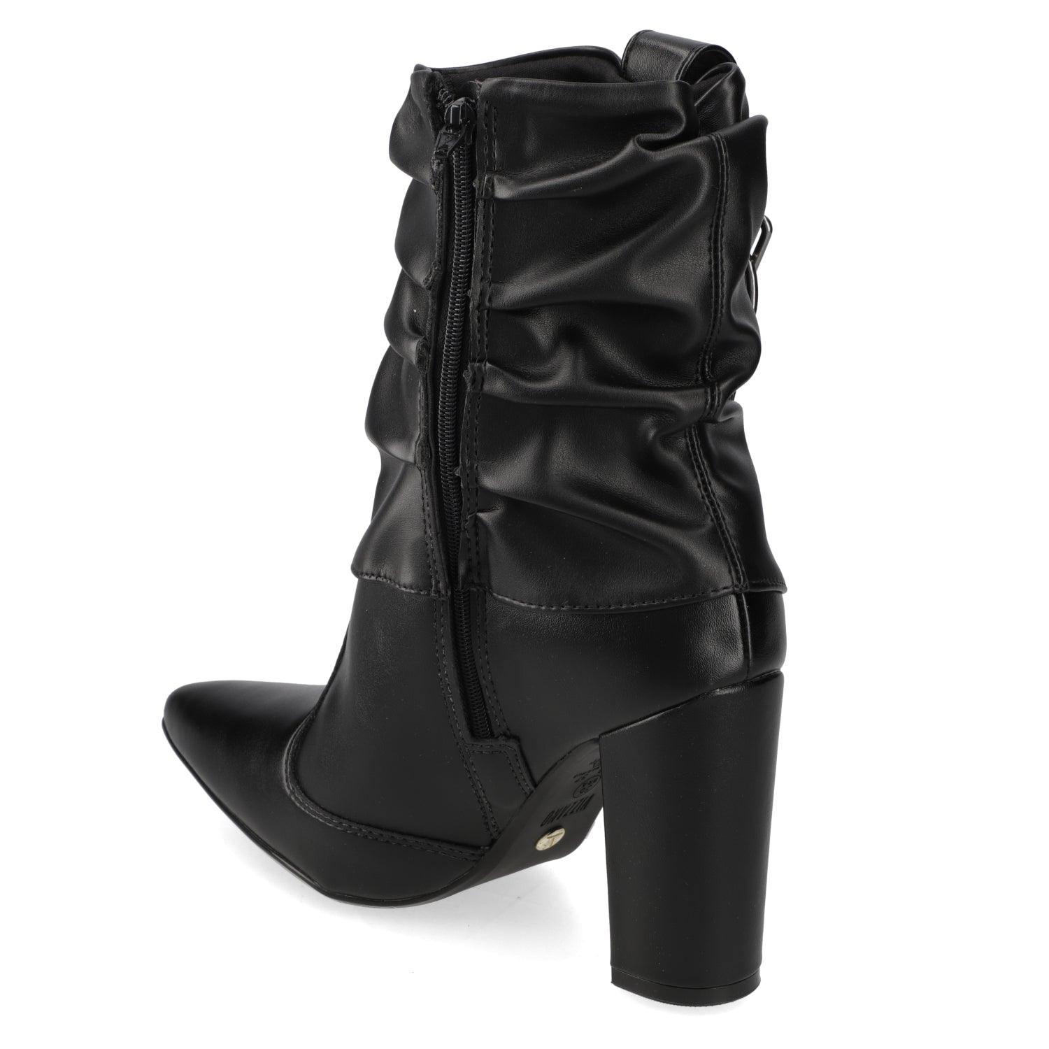 Botin Taco Ancho 7 cm Negro Vizzano 34 / Negro