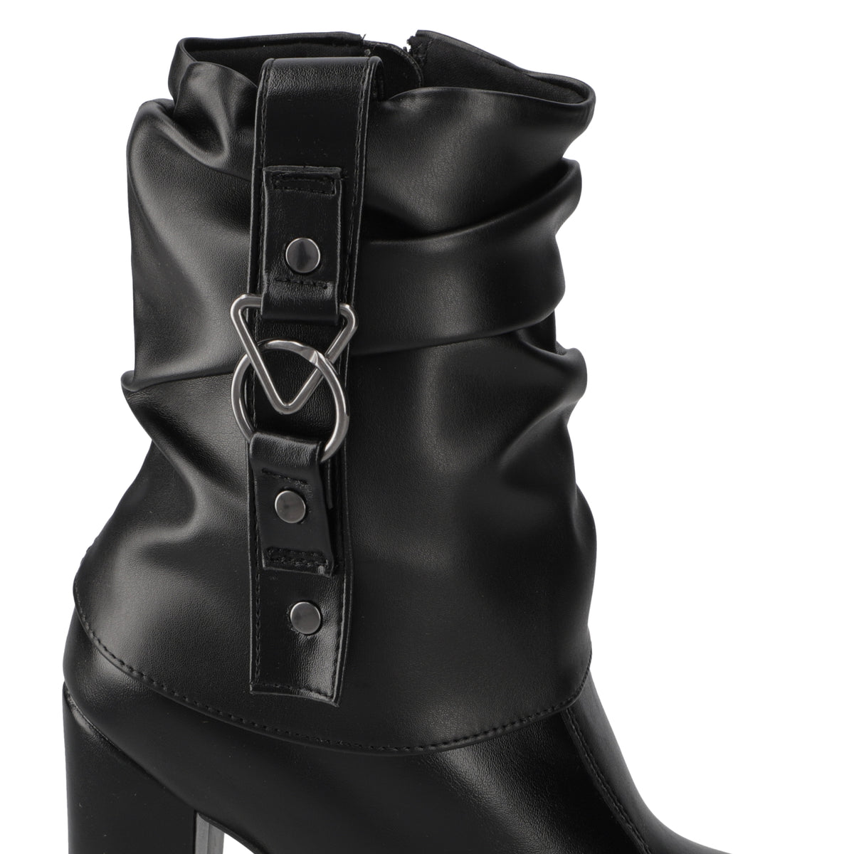 Botin Taco Ancho 7 cm Negro Vizzano 34 / Negro