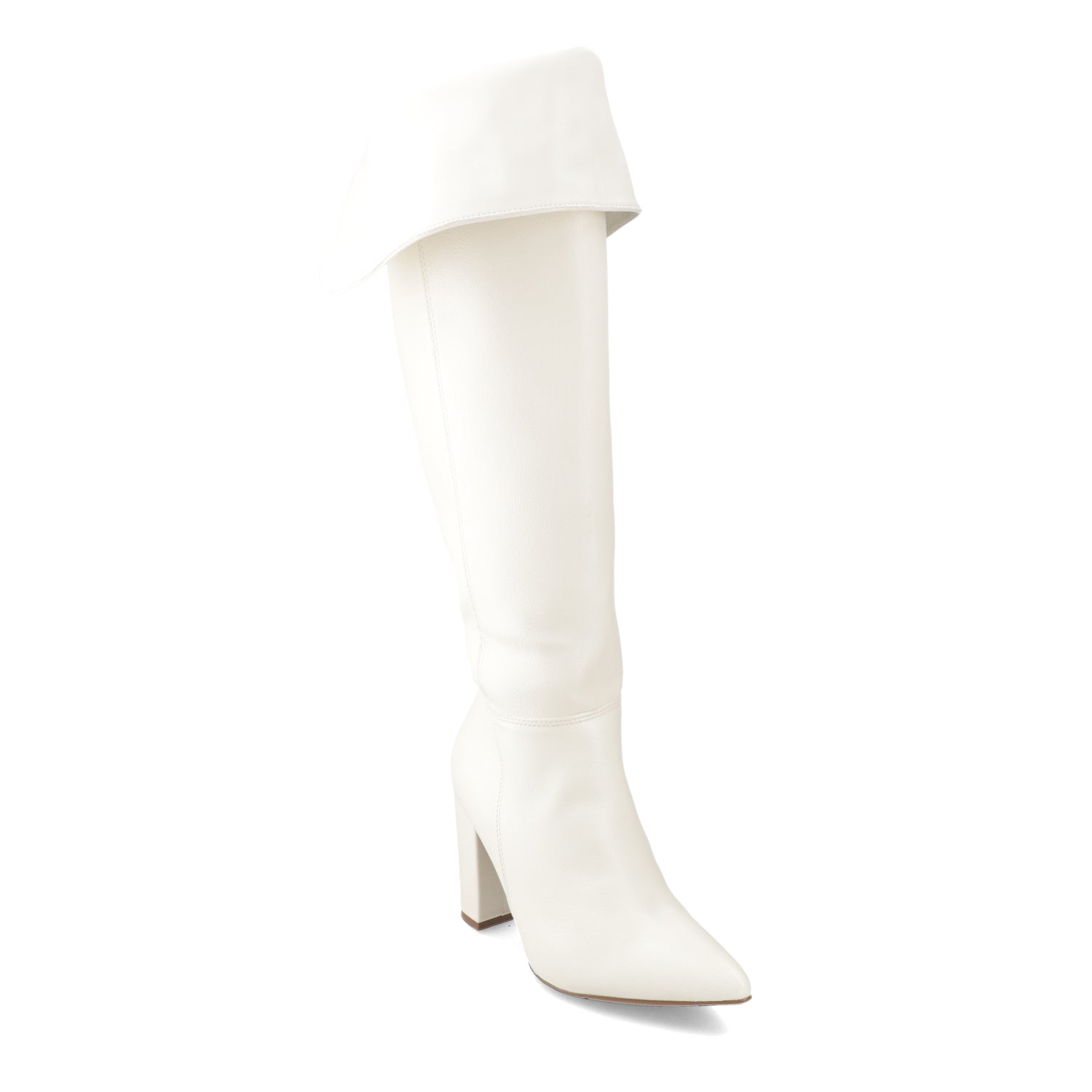 Bota Taco Ancho 7 cm Blanco Vizzano 34 / Blanco