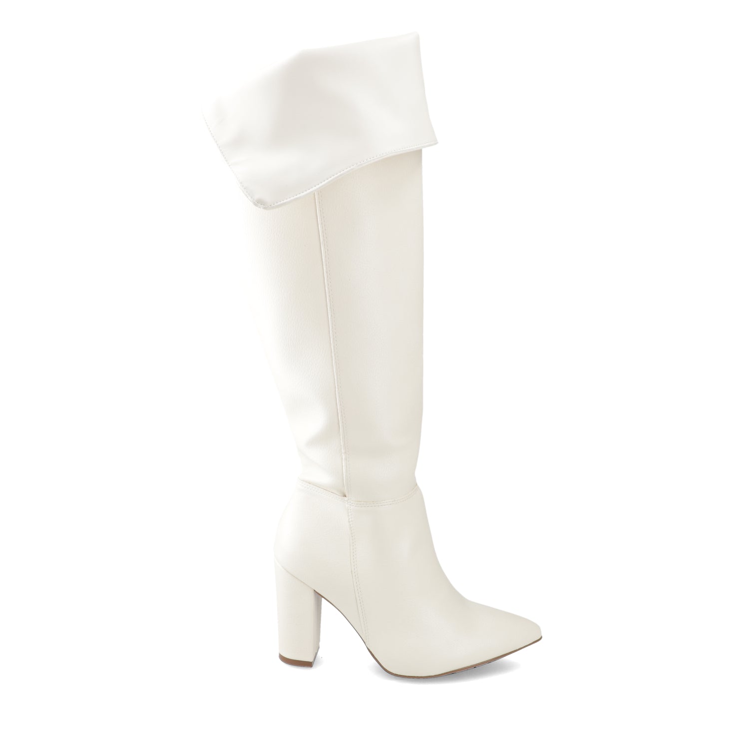 Bota Taco Ancho 7 cm Blanco Vizzano 34 / Blanco