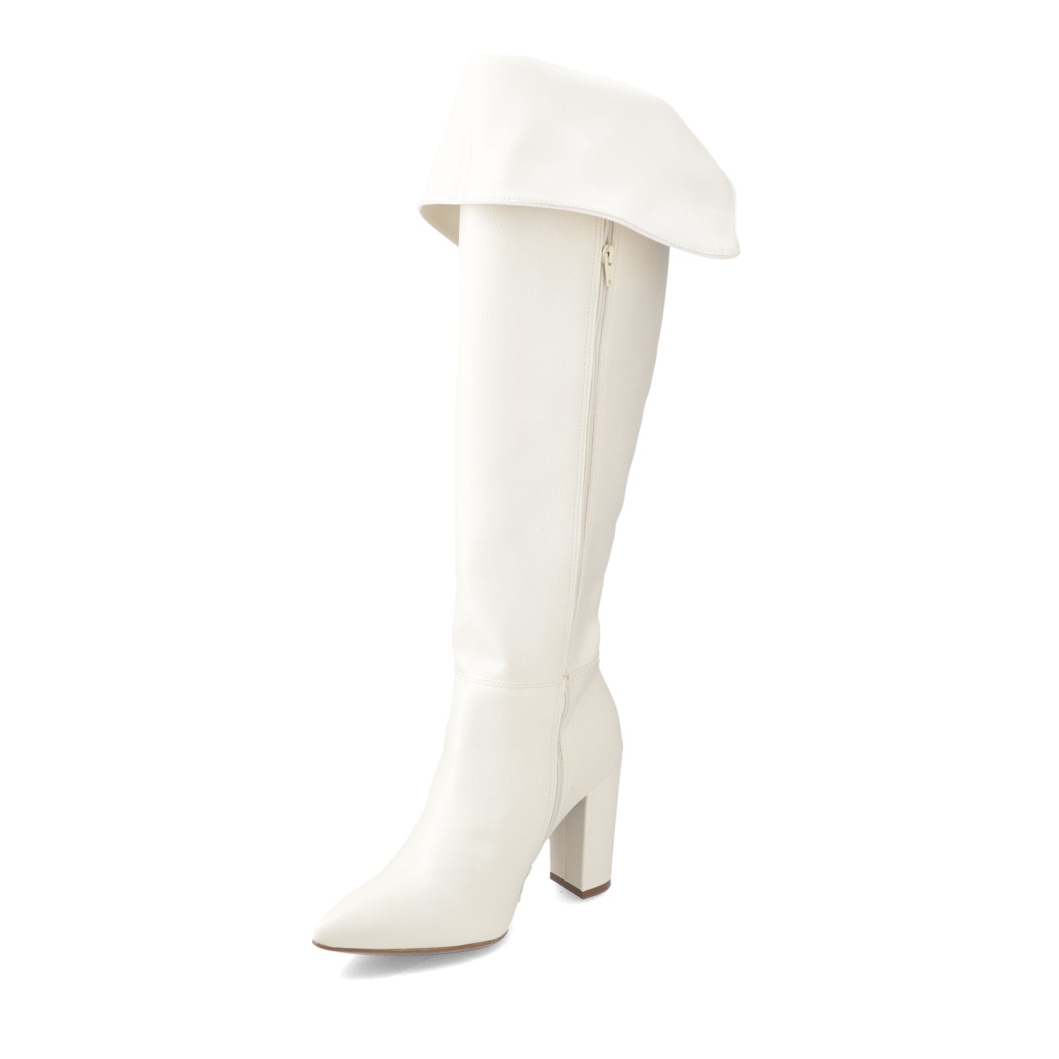 Bota Taco Ancho 7 cm Blanco Vizzano 34 / Blanco