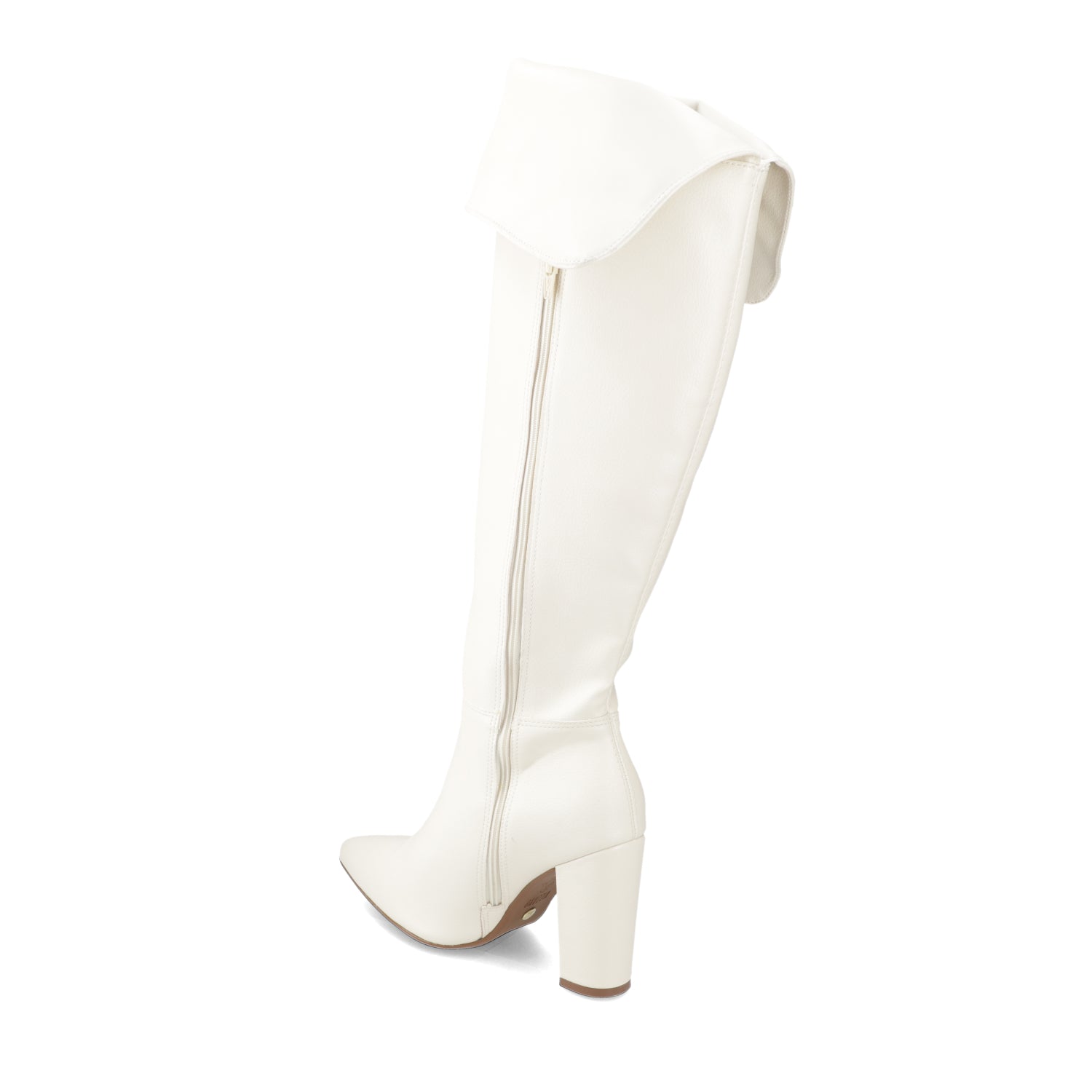 Bota Taco Ancho 7 cm Blanco Vizzano 34 / Blanco