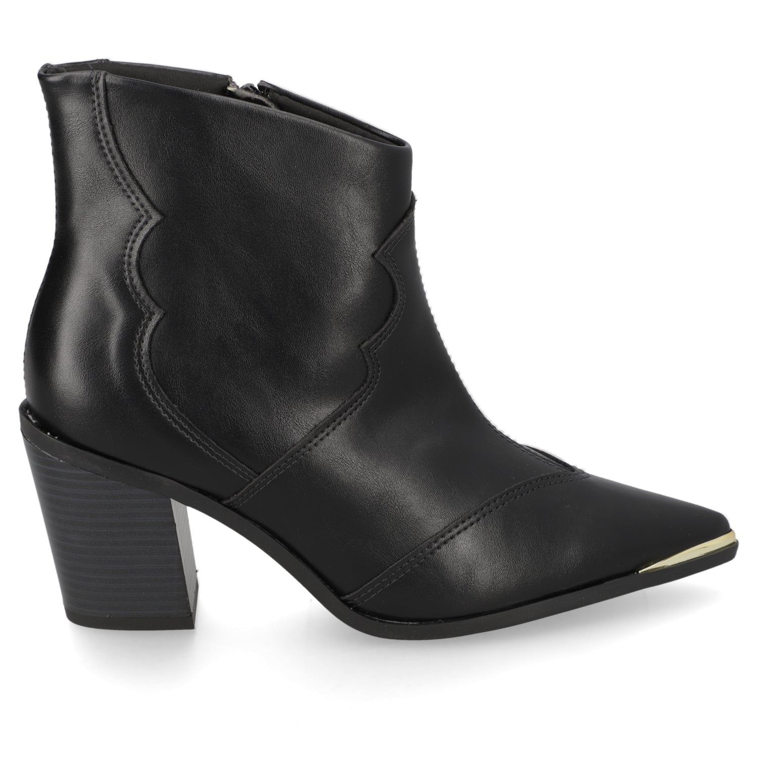 Botin Texano Negro Vizzano 35 / Negro