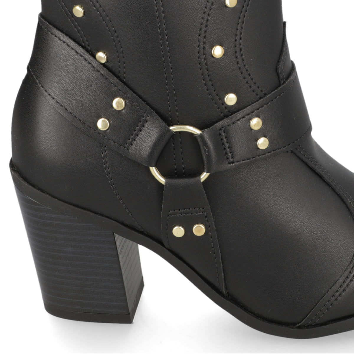 Bota Texana Negra Vizzano 35 / Negro