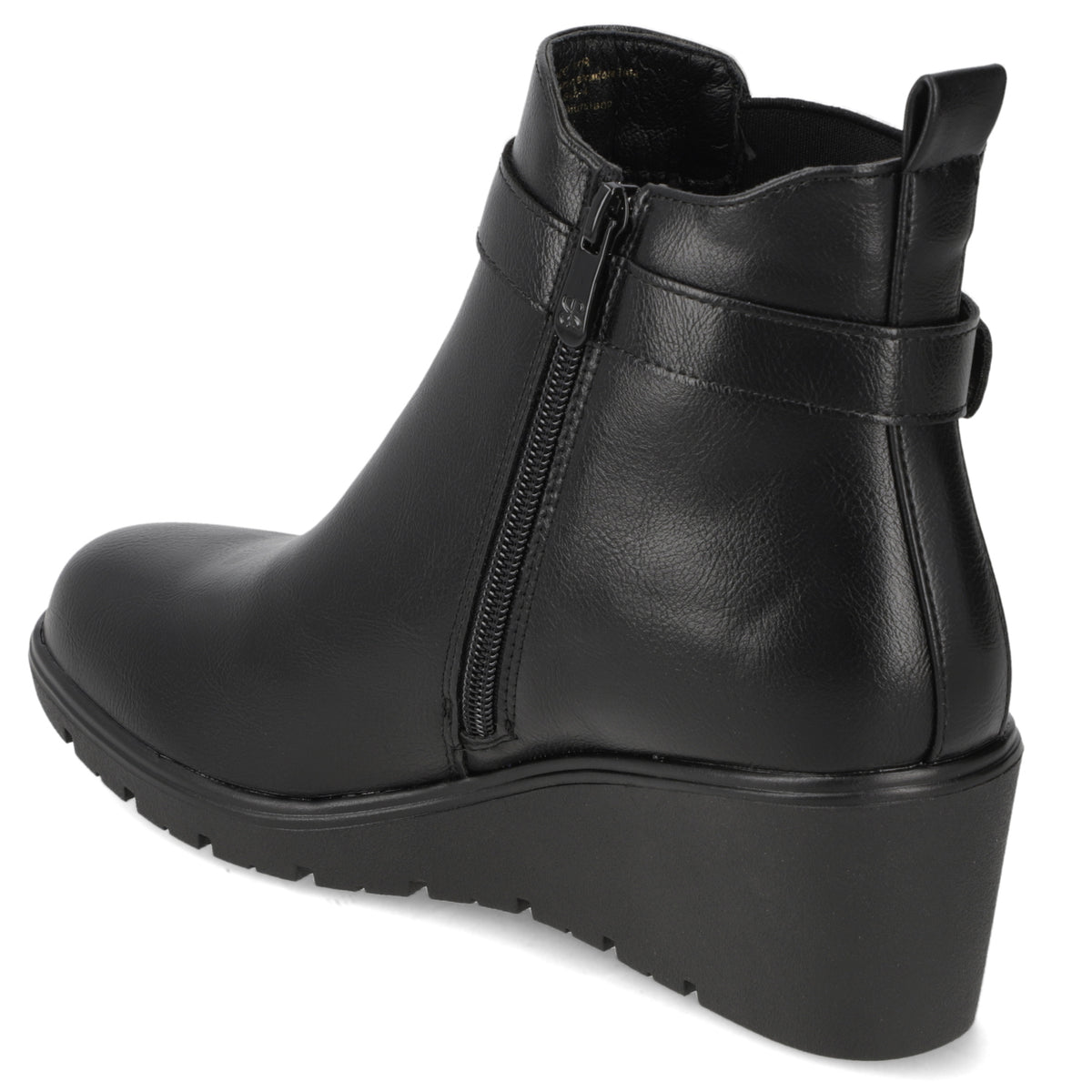 Botín Taco Cuña Negro New Walk 35 / Negro