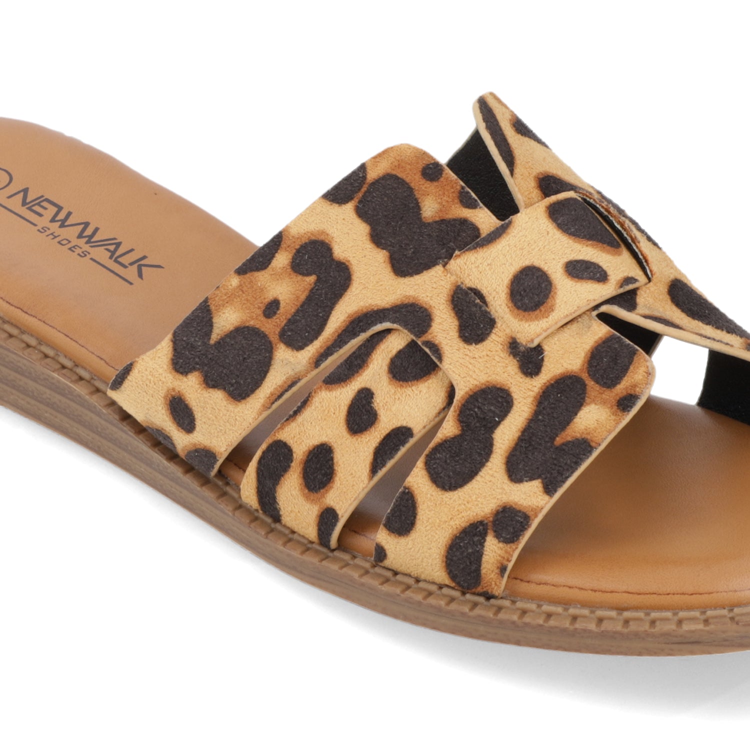 Sandalia Plana Animal Print New Walk Ecocuero 35 / AnimalPrint