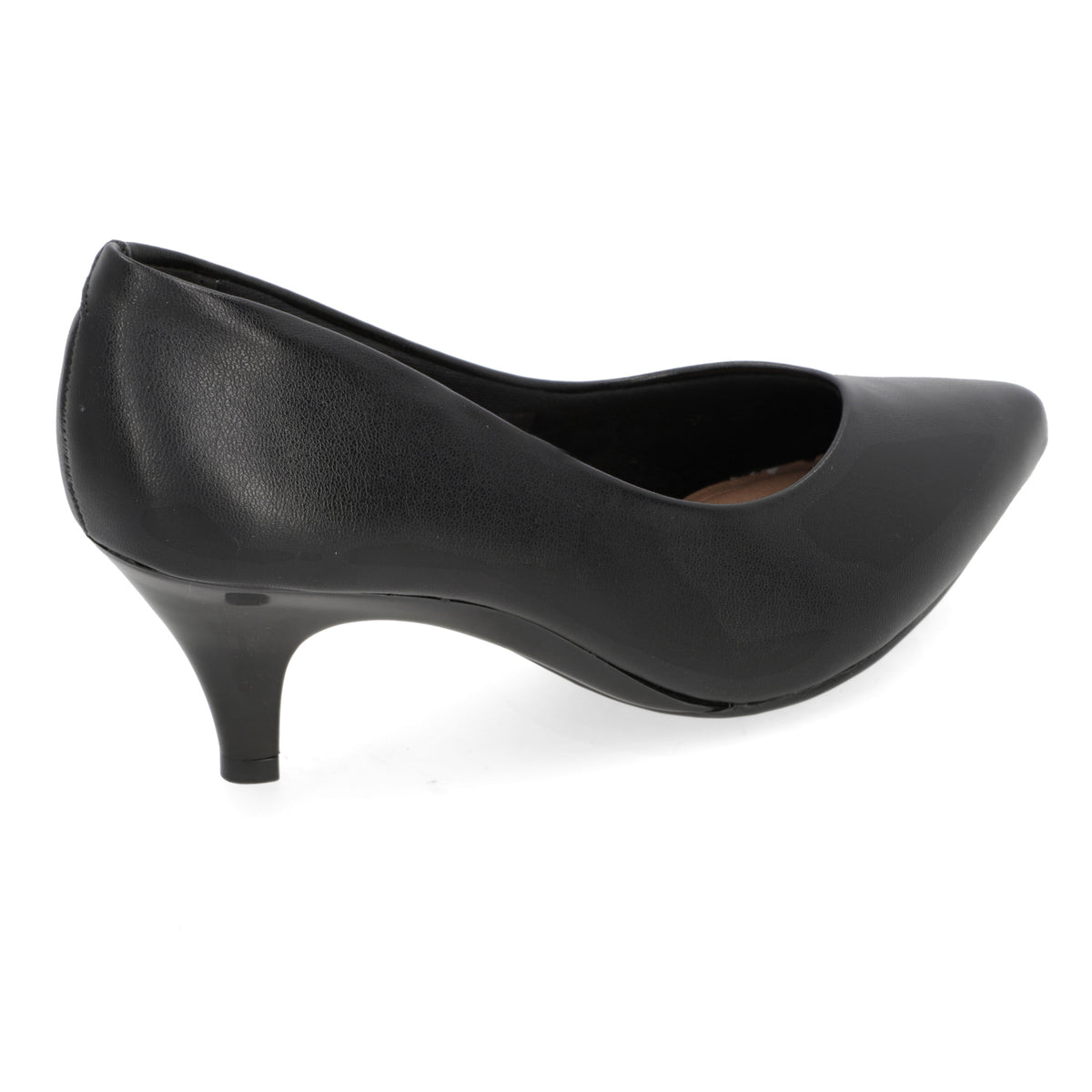 Stiletto Taco Aguja Eco Cuero Negro 4076-1301-9569-15745