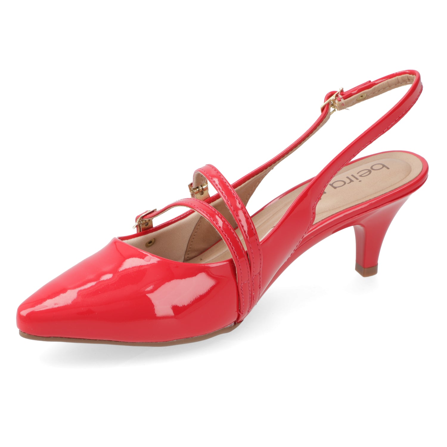 Stiletto 5 cm Rojo Beira Rio 35 / Rojo