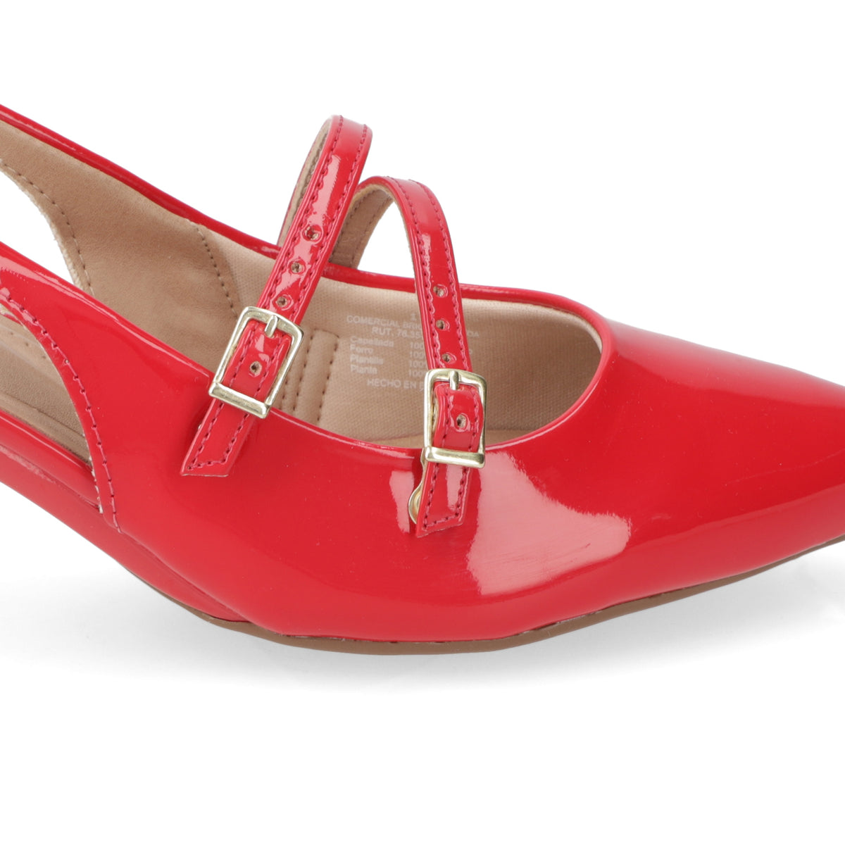 Stiletto 5 cm Rojo Beira Rio 35 / Rojo