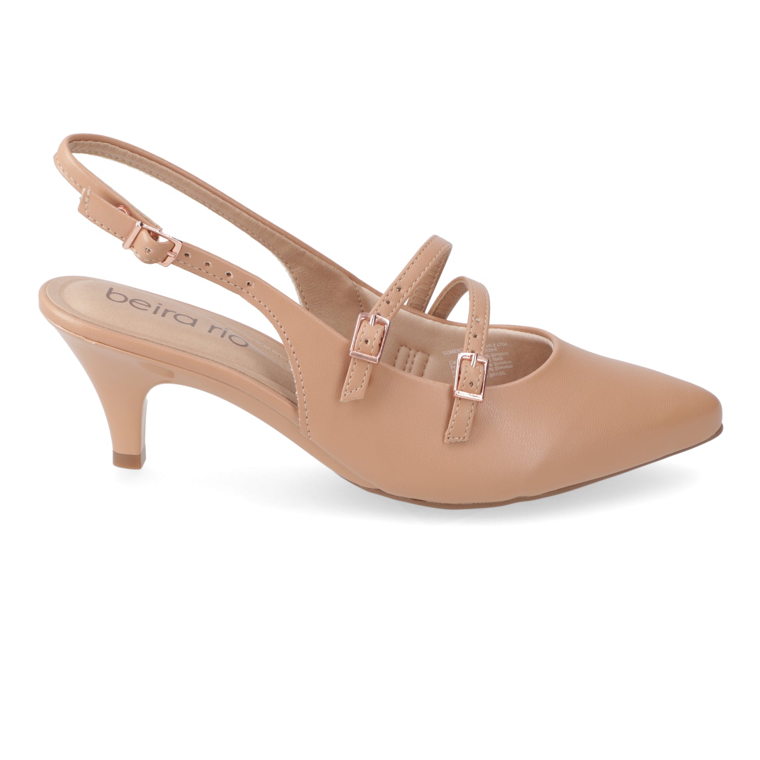 Stiletto 5 cm Nude Beira Rio 35 / Nude