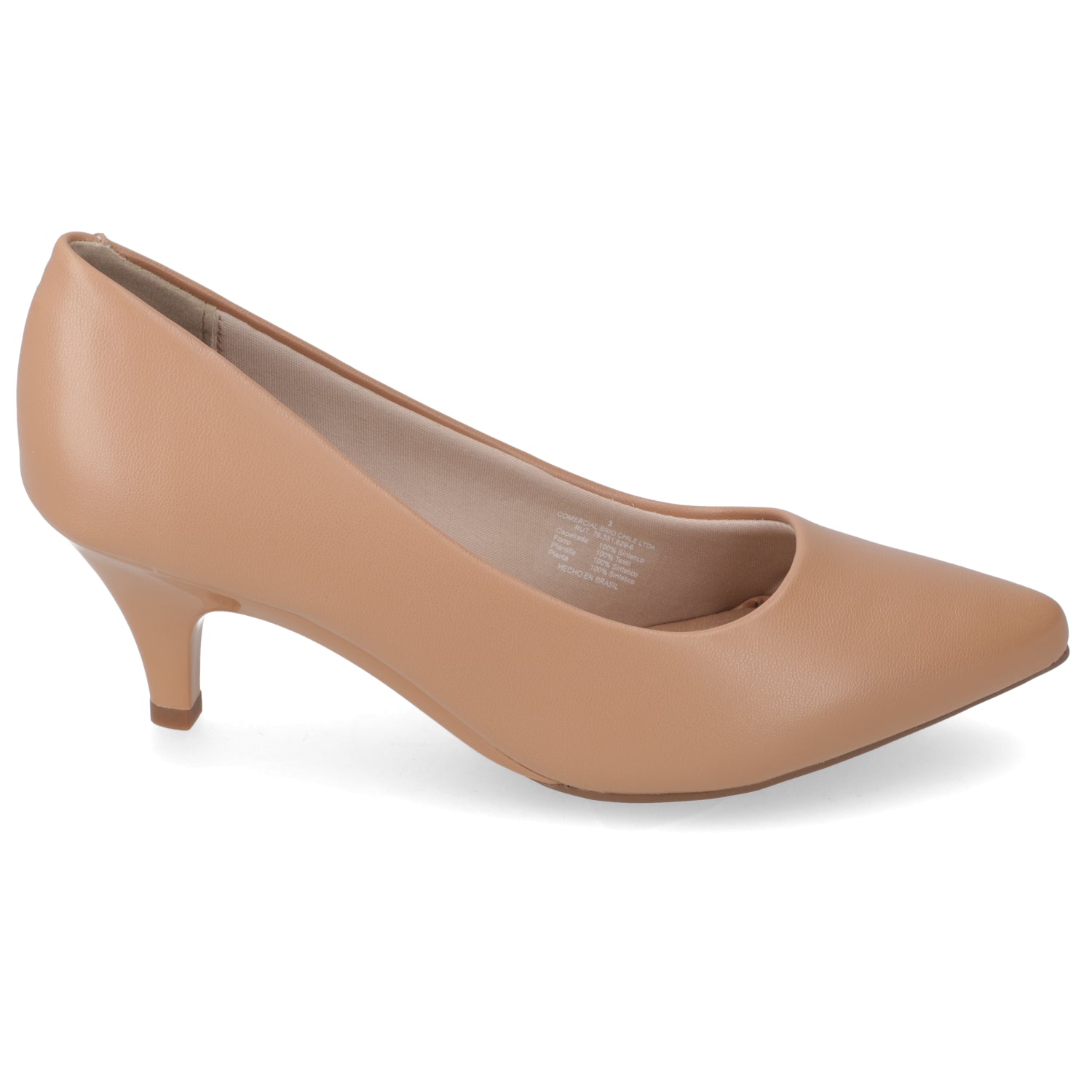 Stiletto Taco Aguja 5 cm Nude