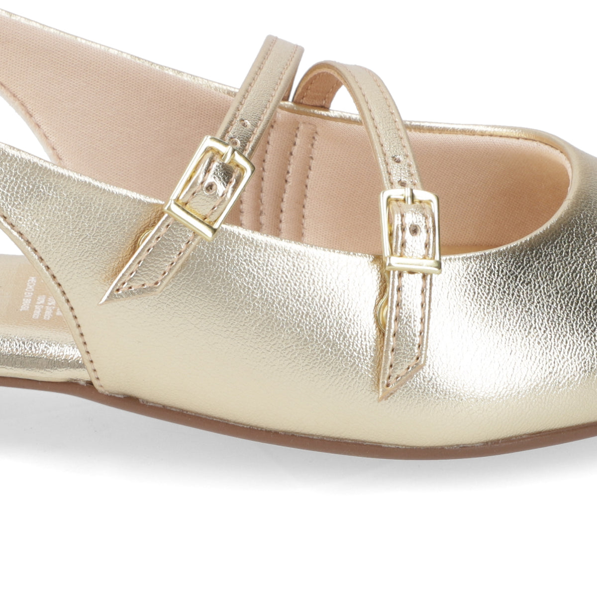 Ballerina Eco Cuero Metalizada Dorado 35 / Dorado