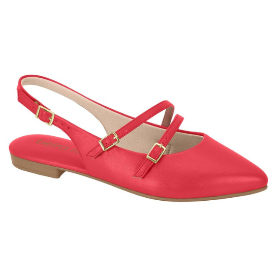 Ballerina Eco Cuero Rojo 35 / Rojo