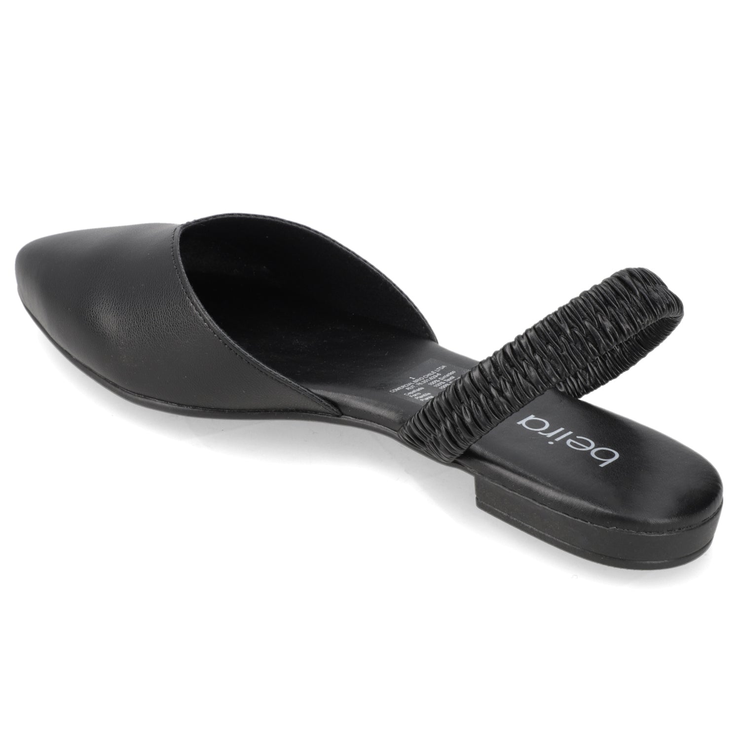Ballerina Negro Beira Rio Ecocuero 35 / Negro