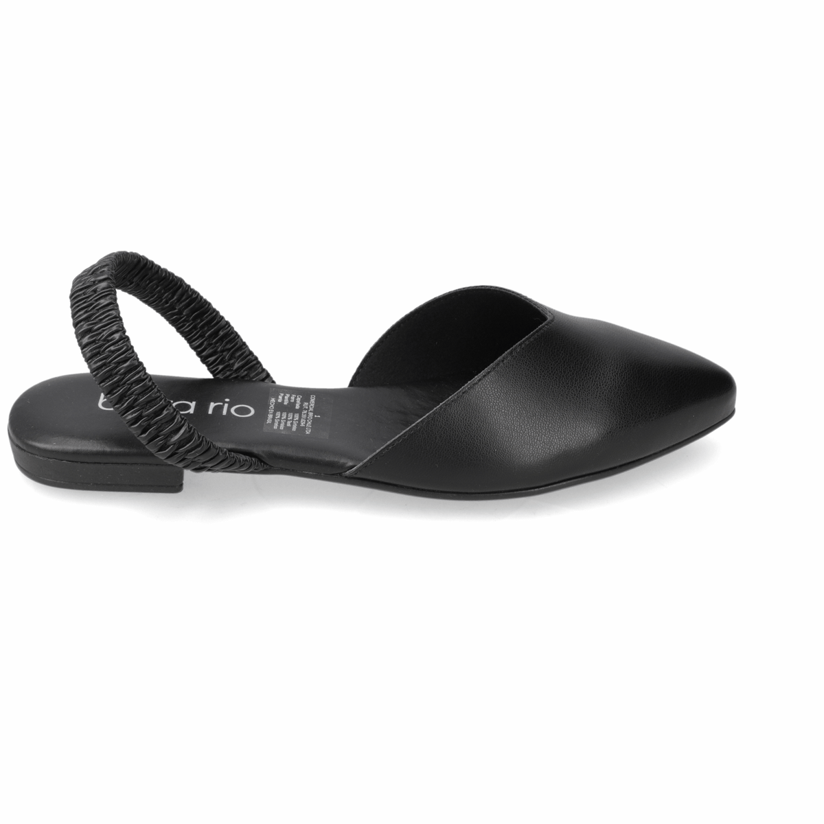 Ballerina Negro Beira Rio Ecocuero 35 / Negro