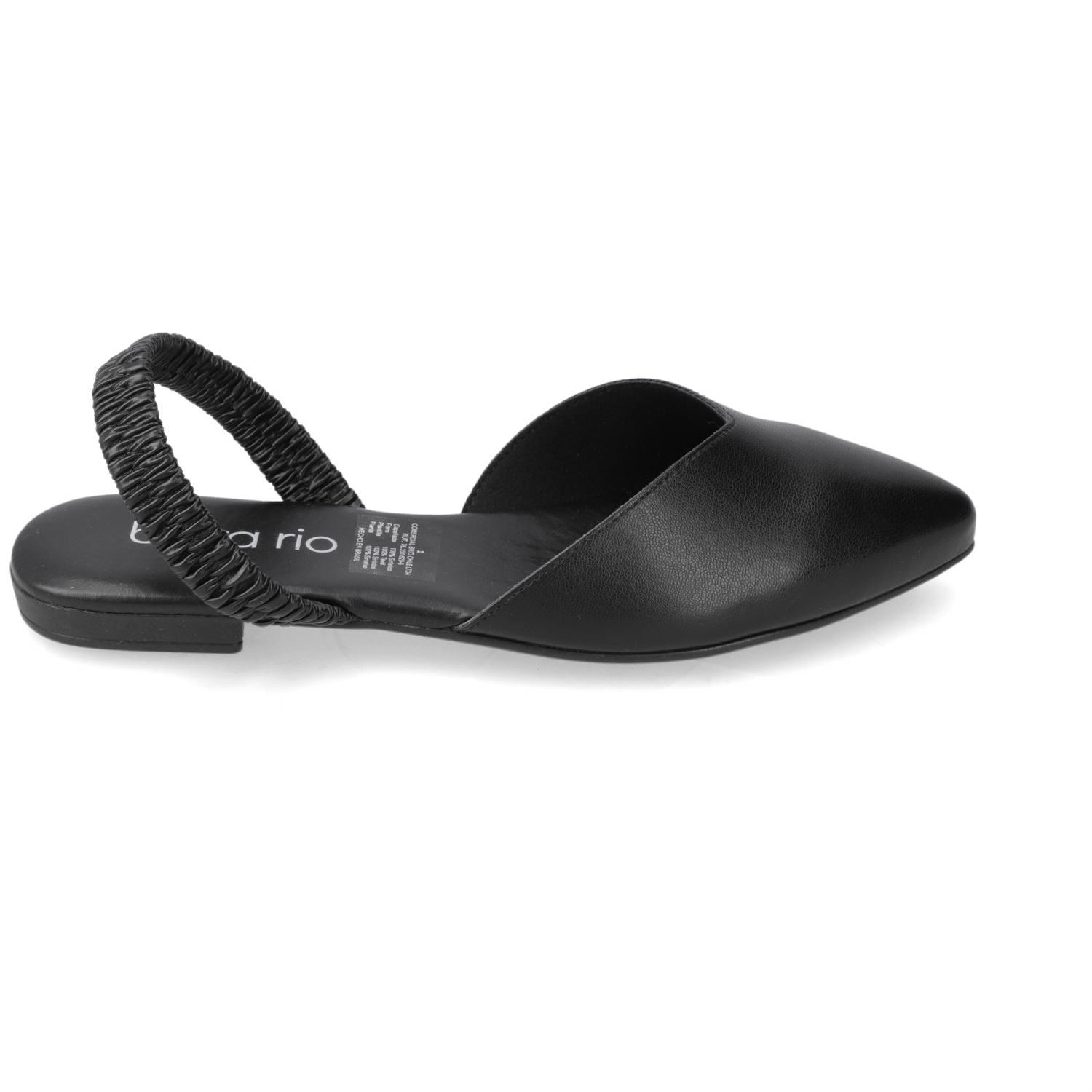 Ballerina Negro Beira Rio Ecocuero 35 / Negro