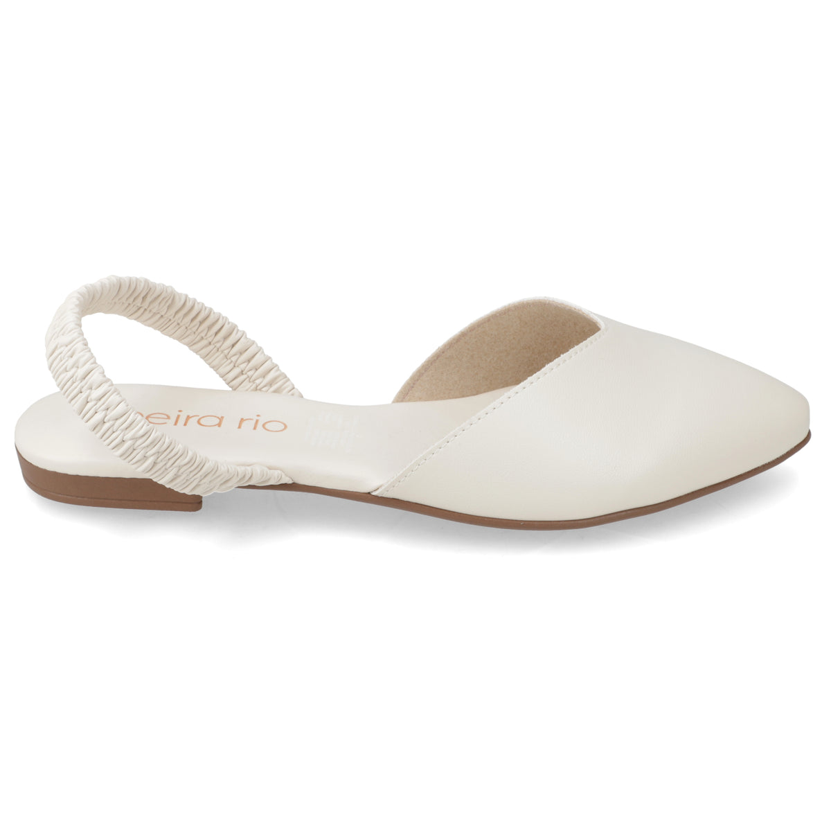 Ballerina Blanco OFF Beira Rio Ecocuero 35 / Blanco OFF