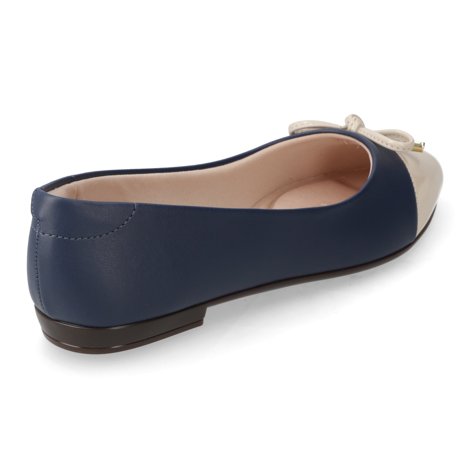 Ballerina Eco Cuero Azul Marino