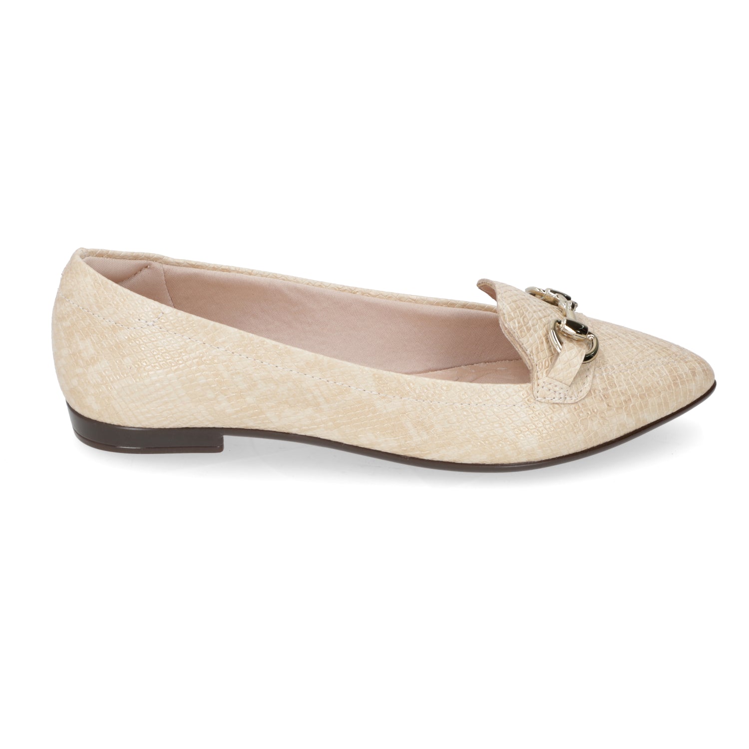 Ballerina Vizzano EcoCuero Croco Crema 35 / Crema