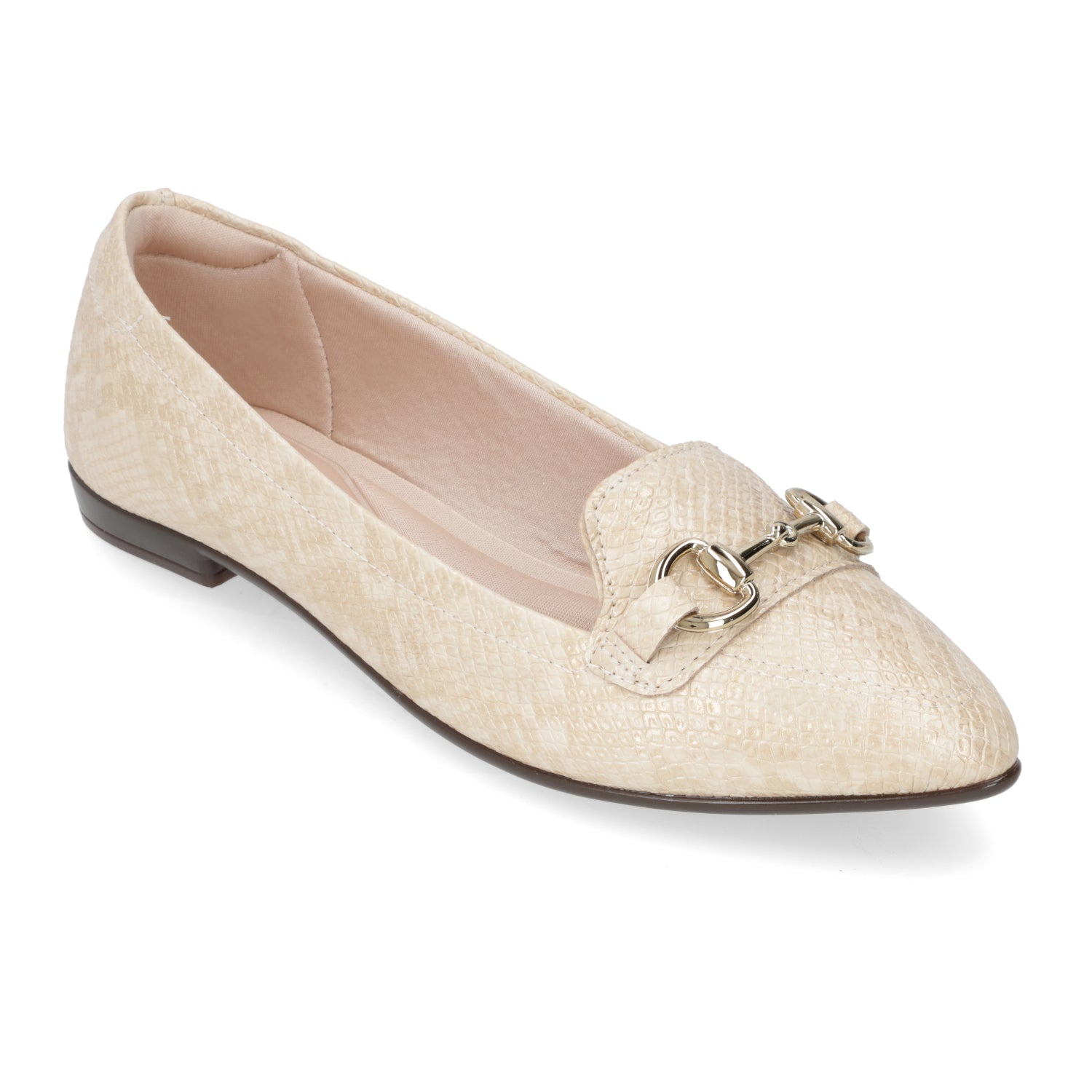 Ballerina Vizzano EcoCuero Croco Crema 35 / Crema