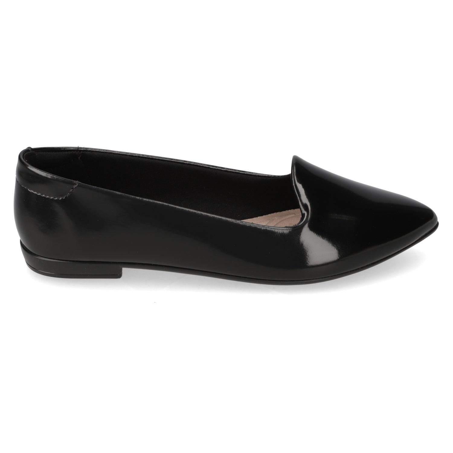 Ballerina Mujer Beira Rio Efecto Charol Negro