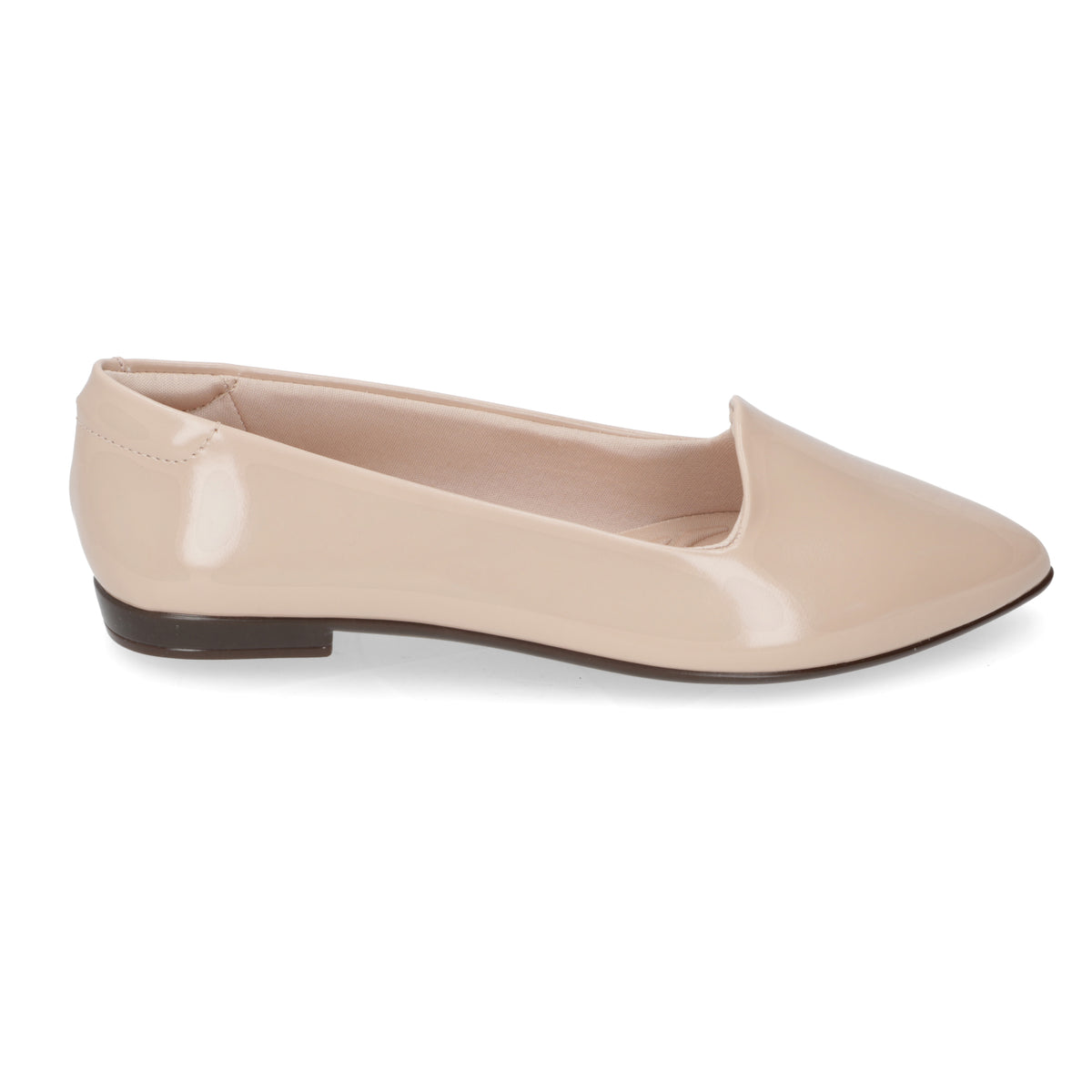 Ballerina Mujer Beira Rio Efecto Charol Beige 4136-394-6000-29452