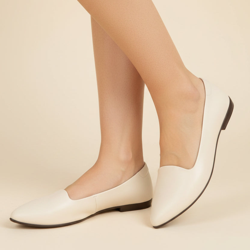 Ballerina Mujer Beira Rio Crema