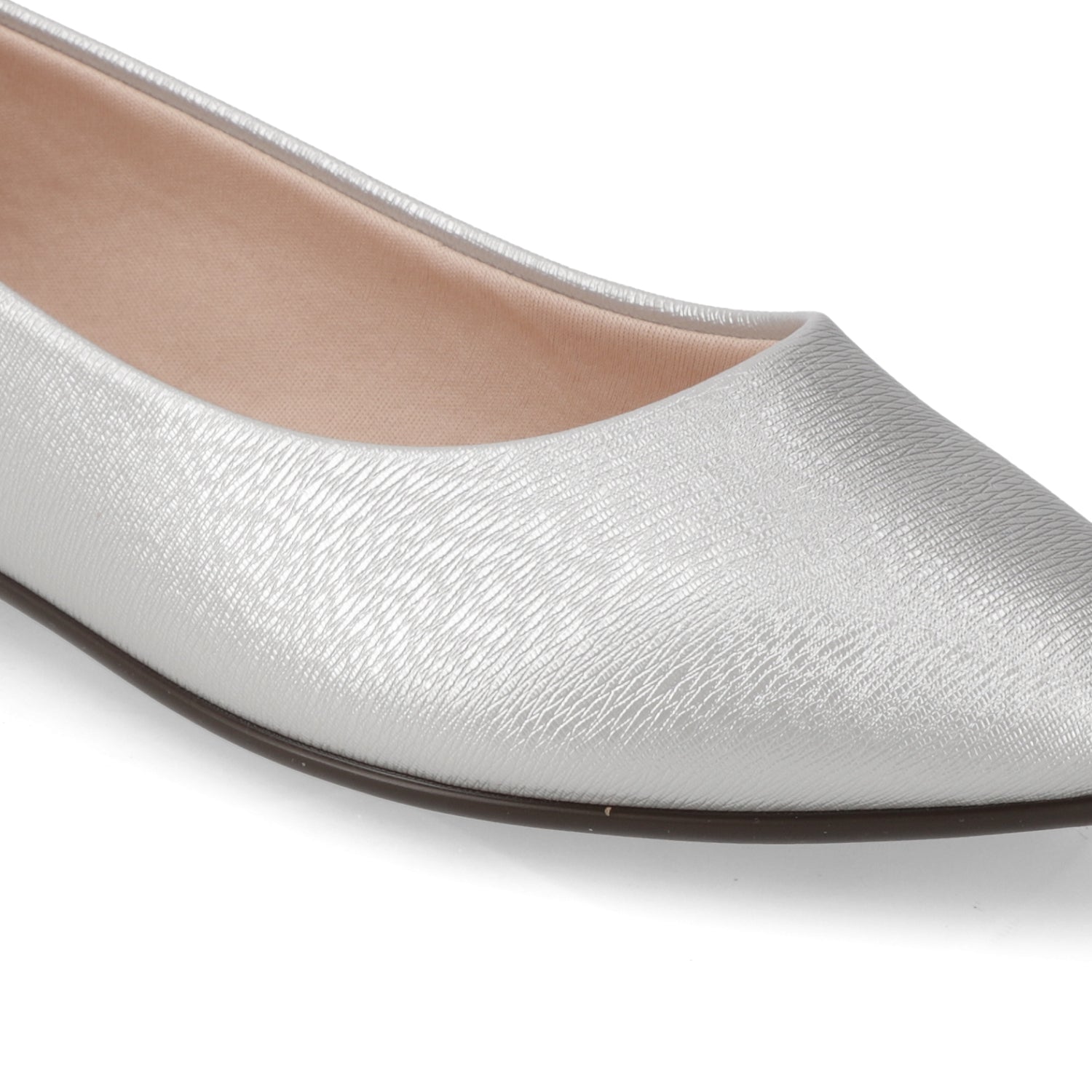 Ballerina Metalizados Plateado