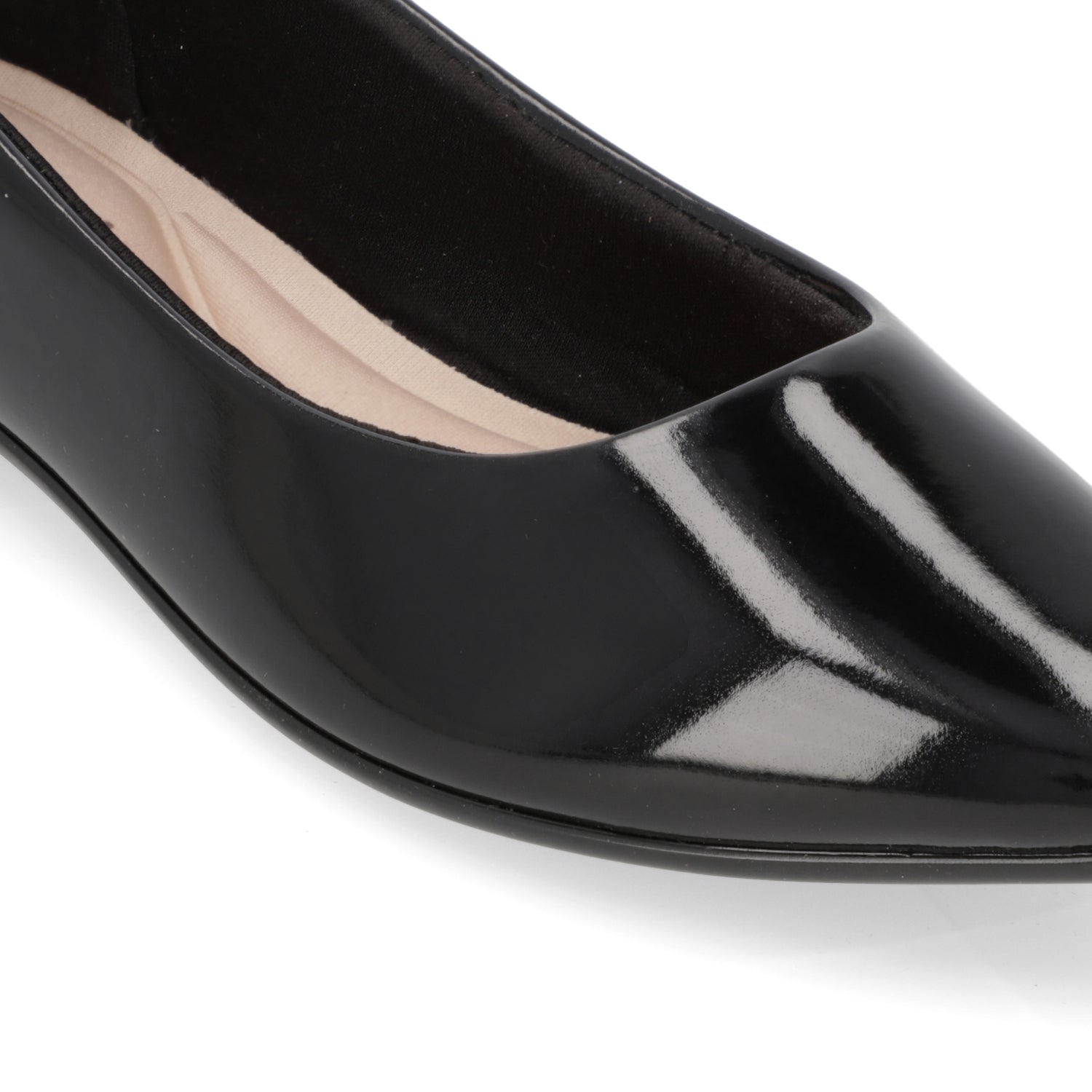Ballerina Mujer Beira Rio Efecto Charol Negro 4136-395-6000-15745