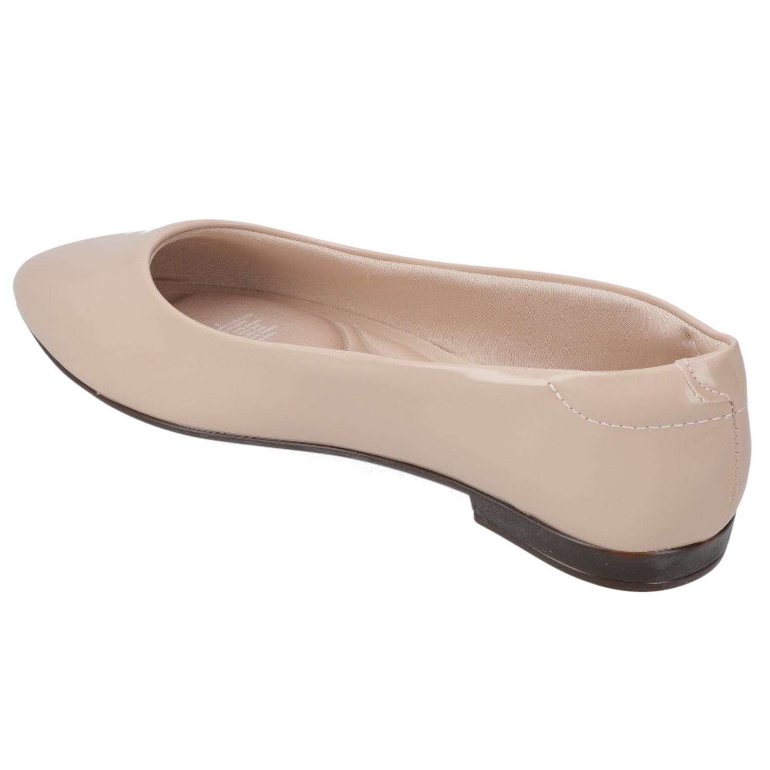 Ballerina Mujer Beira Rio Efecto Charol Beige