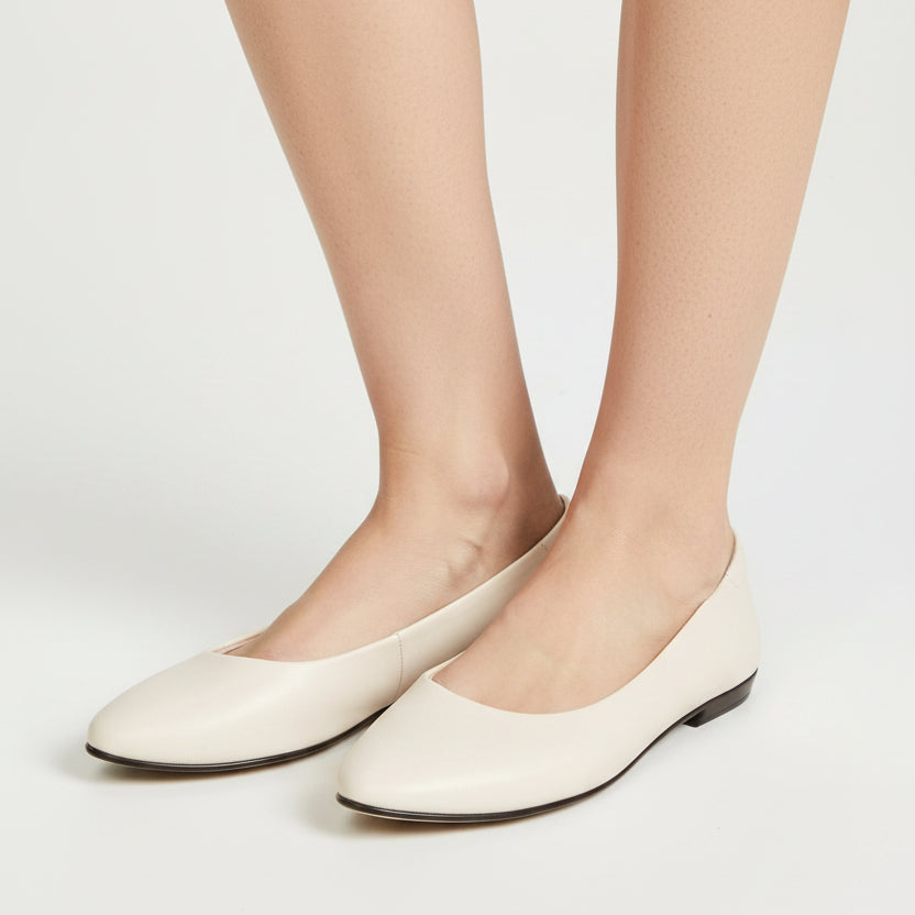 Ballerina Mujer Beira Rio EcoCuero Crema 34 / Crema