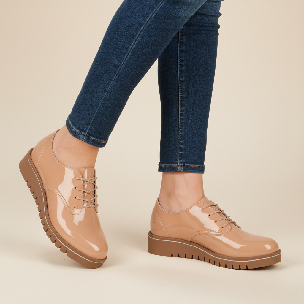 Zapato Oxford Nude Beira Rio