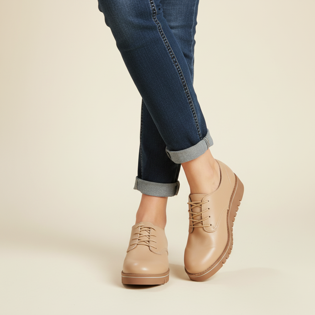 Zapato Oxford Taupe Beira Rio 35 / Taupe