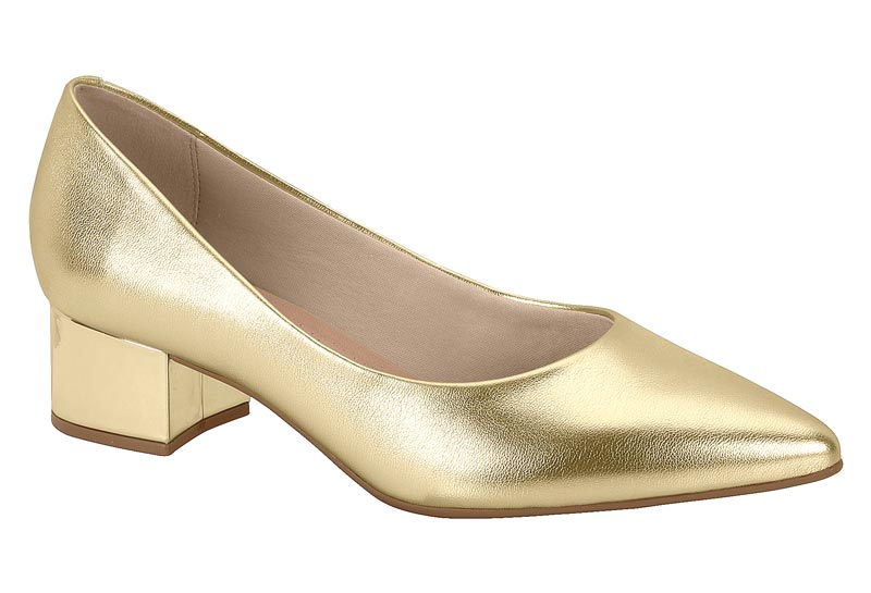 Taco Cuadrado Metalizados Dorado 35 / Dorado