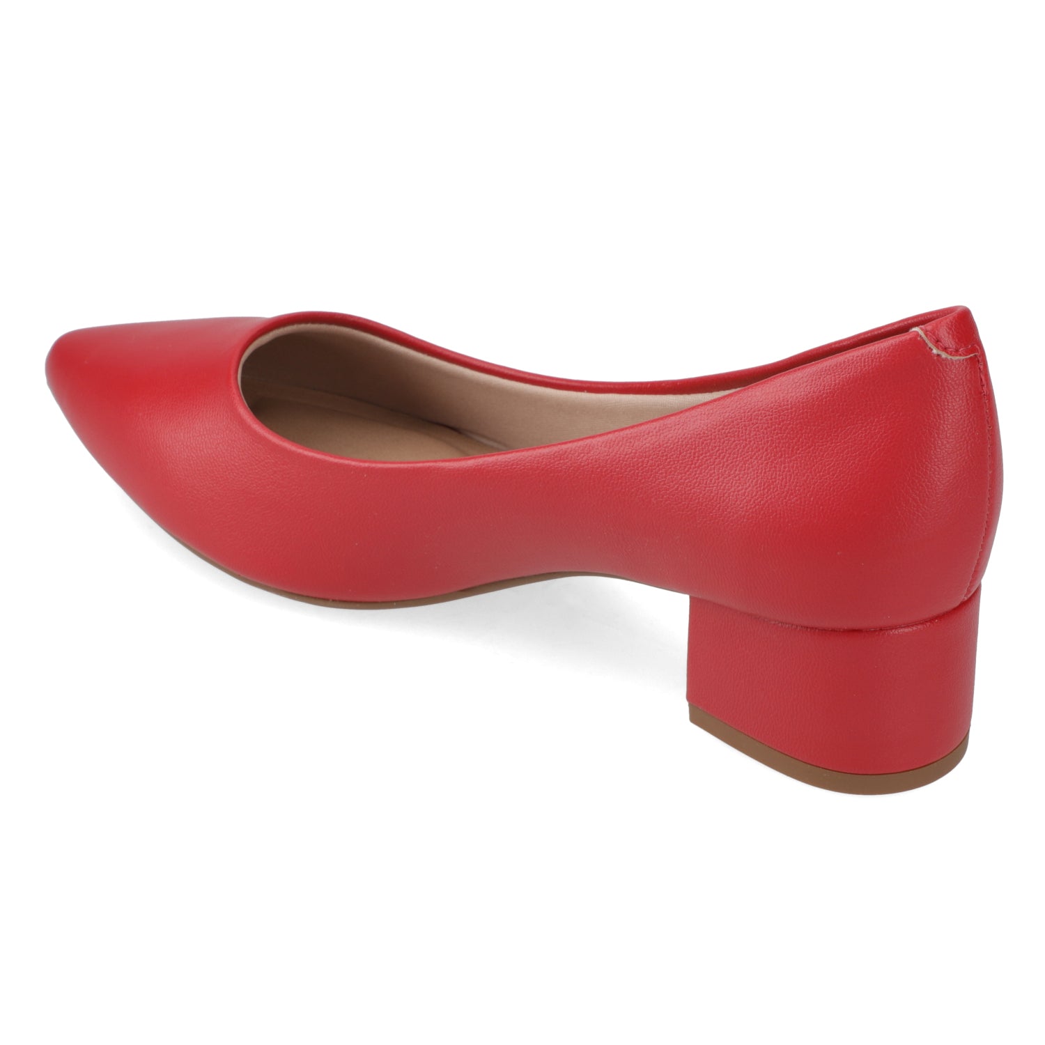 Zapato Taco Ancho 5 cm Rojo Beira Rio 35 / Rojo
