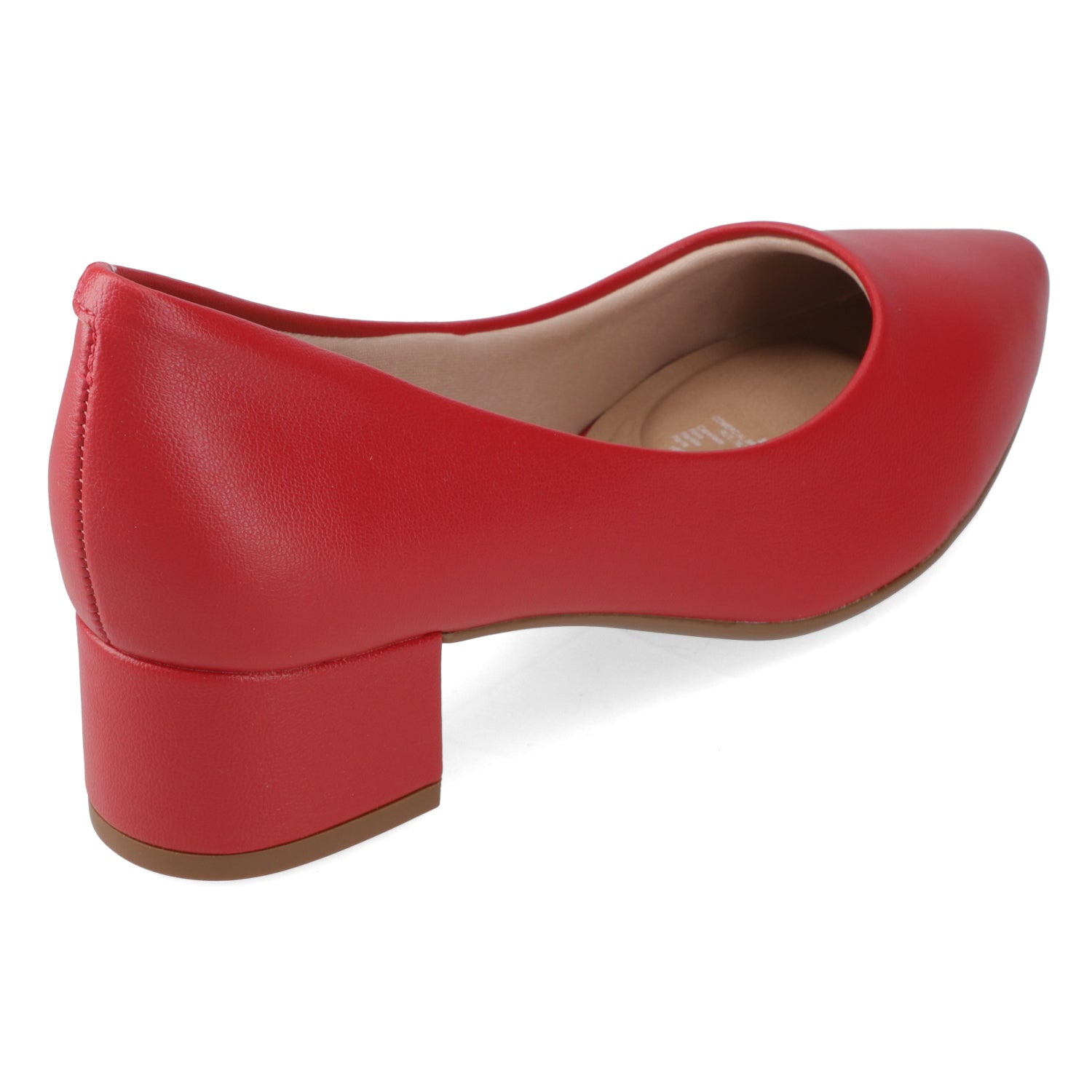 Zapato Taco Ancho 5 cm Rojo Beira Rio 35 / Rojo