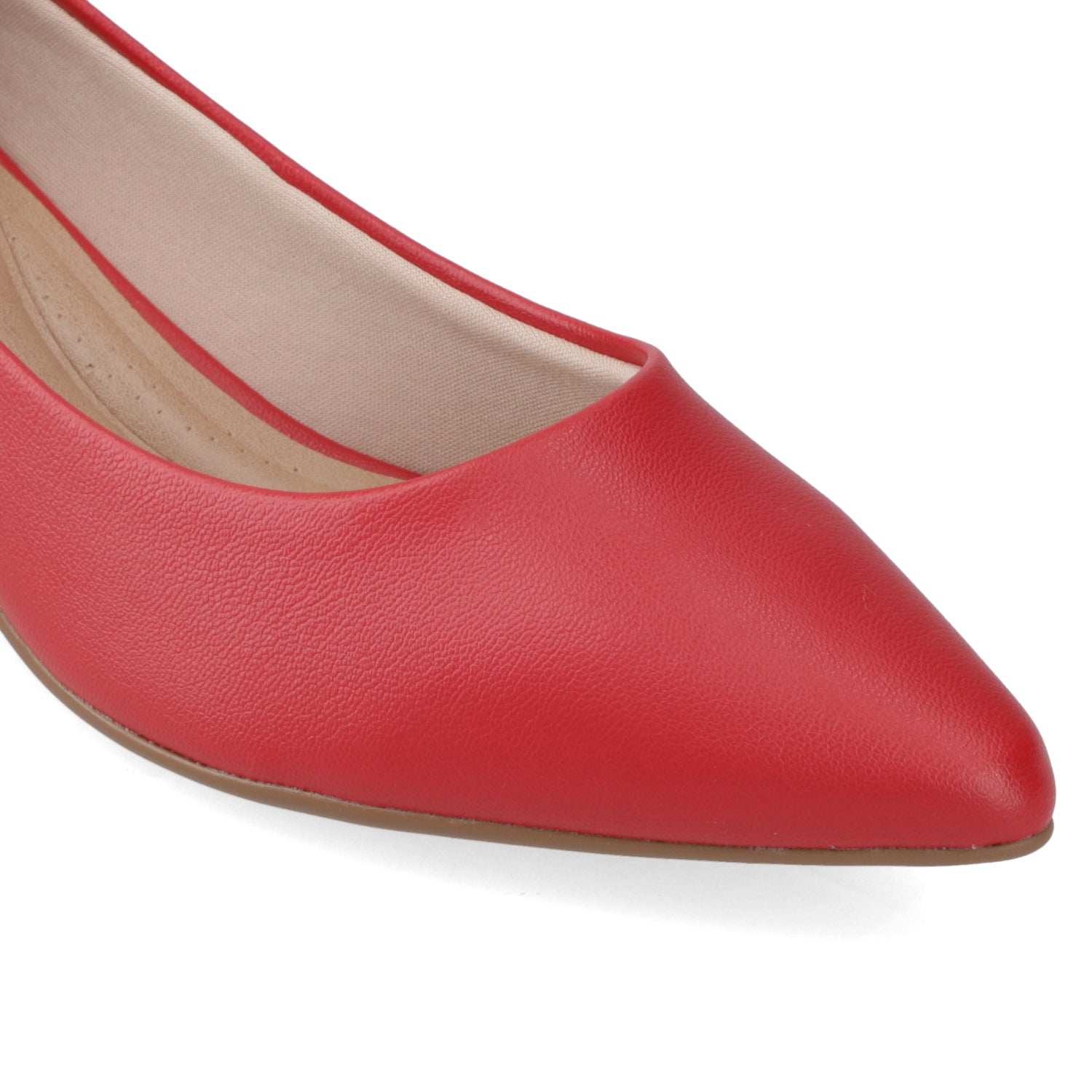 Zapato Taco Ancho 5 cm Rojo Beira Rio 35 / Rojo