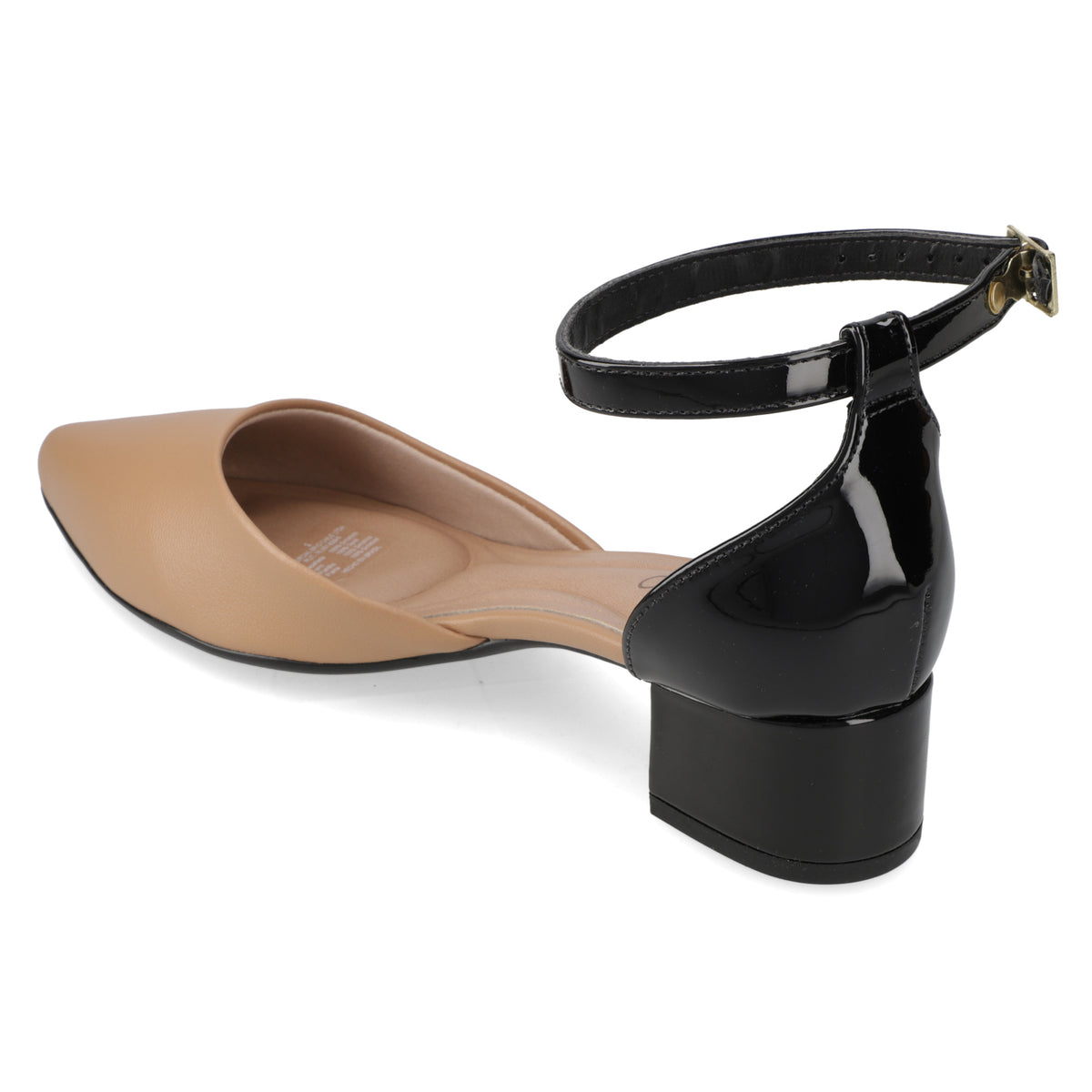 Taco Ancho Eco Cuero 34 / Beige